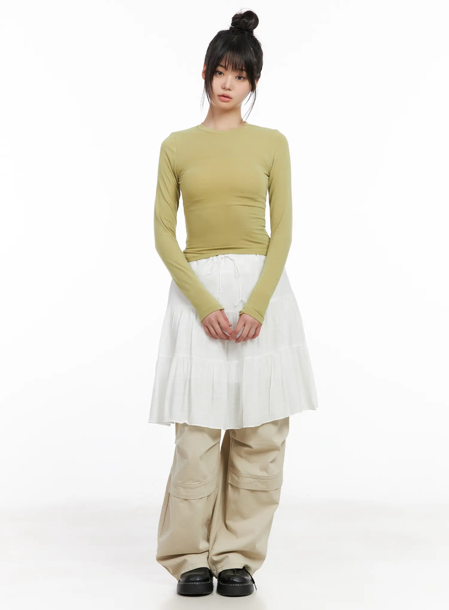 Tiered Midi Skirt CM512 - Image 5