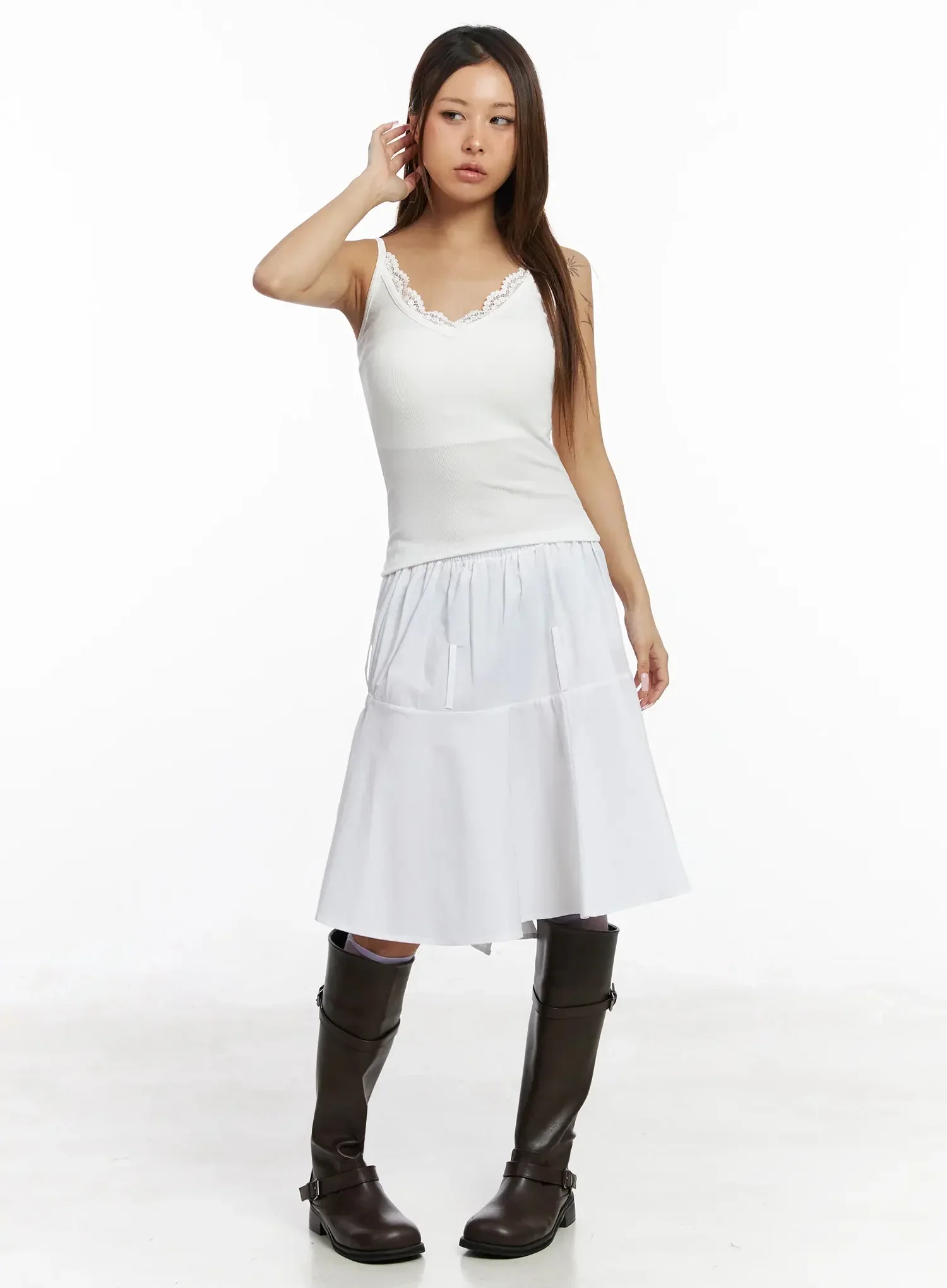 Tiered Midi Skirt IY504 - Image 3
