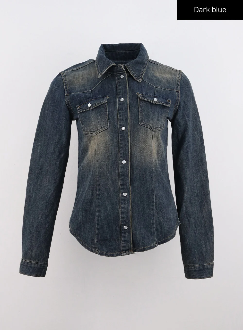 Timeless Tailored Denim Shirt CO318 - Image 11