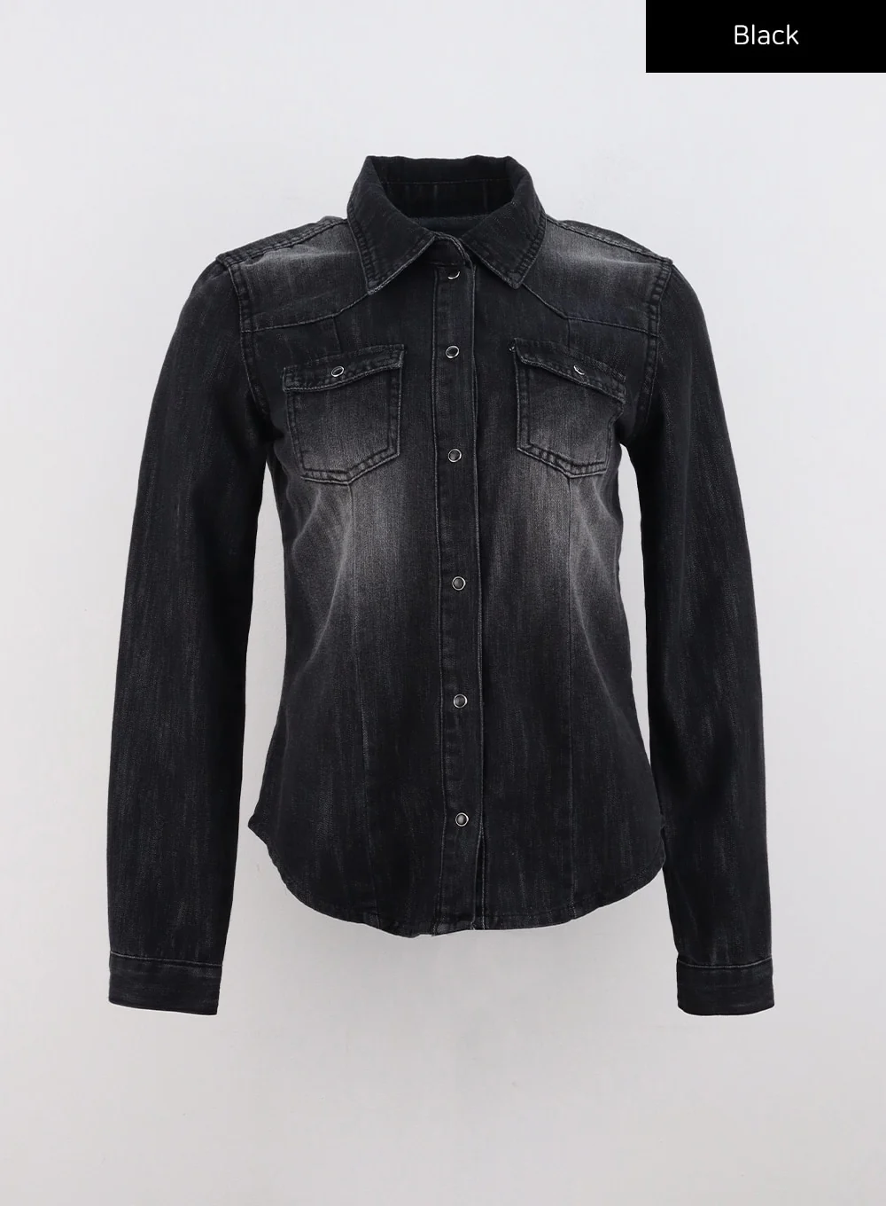 Timeless Tailored Denim Shirt CO318 - Image 13