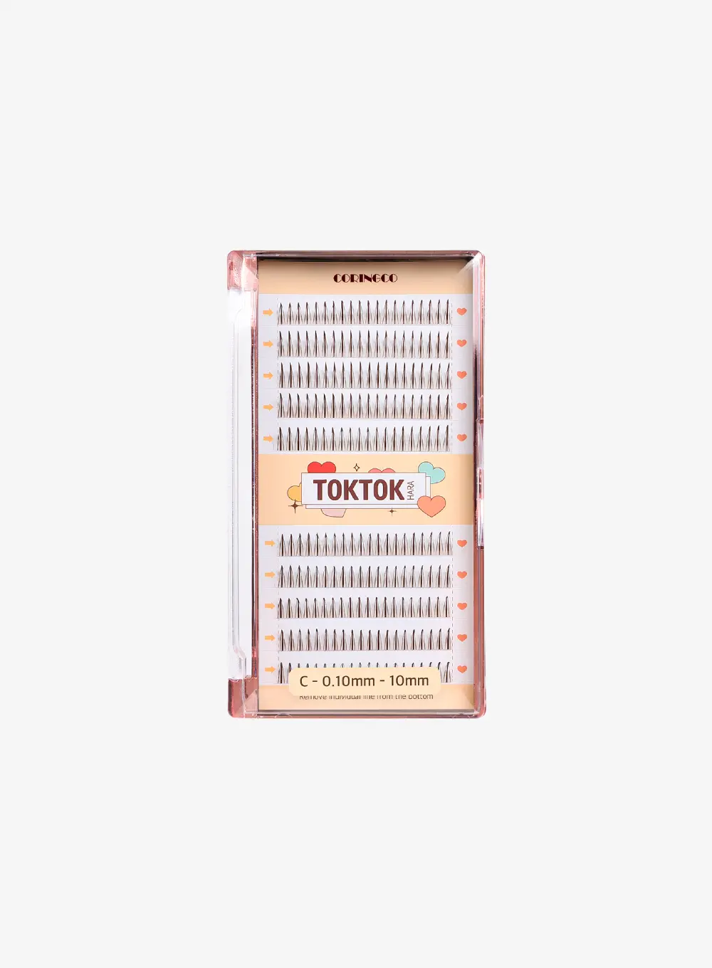 TOKTOKHARA Filter Eyelash - Brown (200pcs)