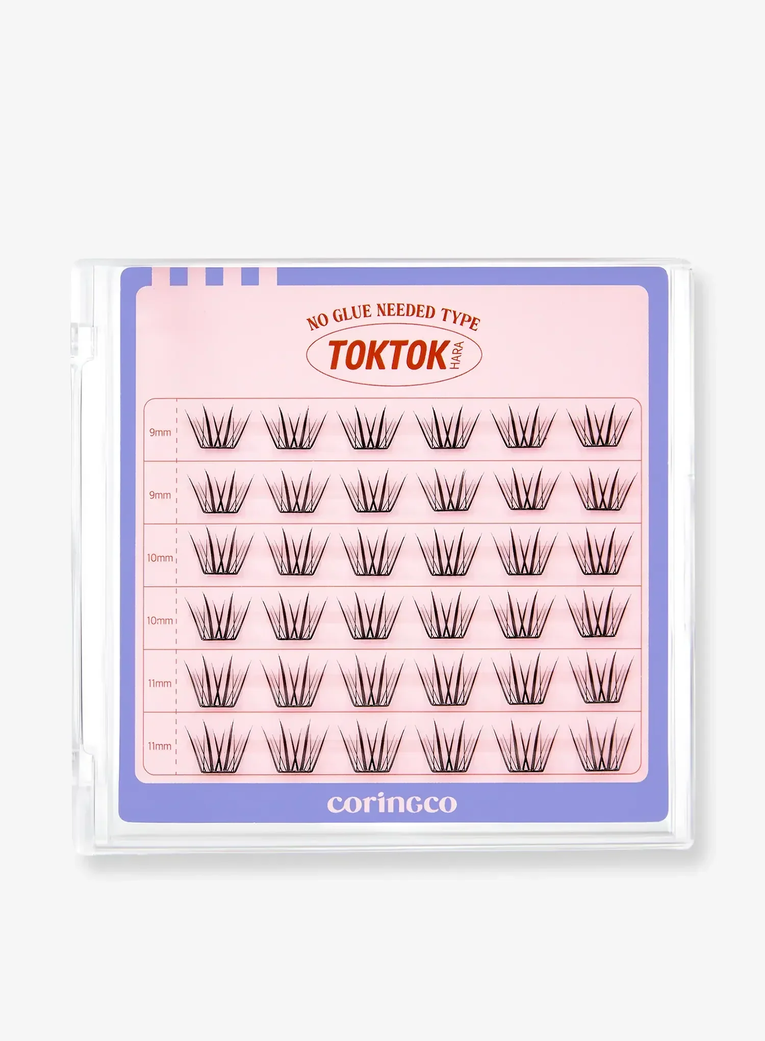 TOKTOKHARA No Glue Eyelash - Light (36pcs-90pcs) - Image 18