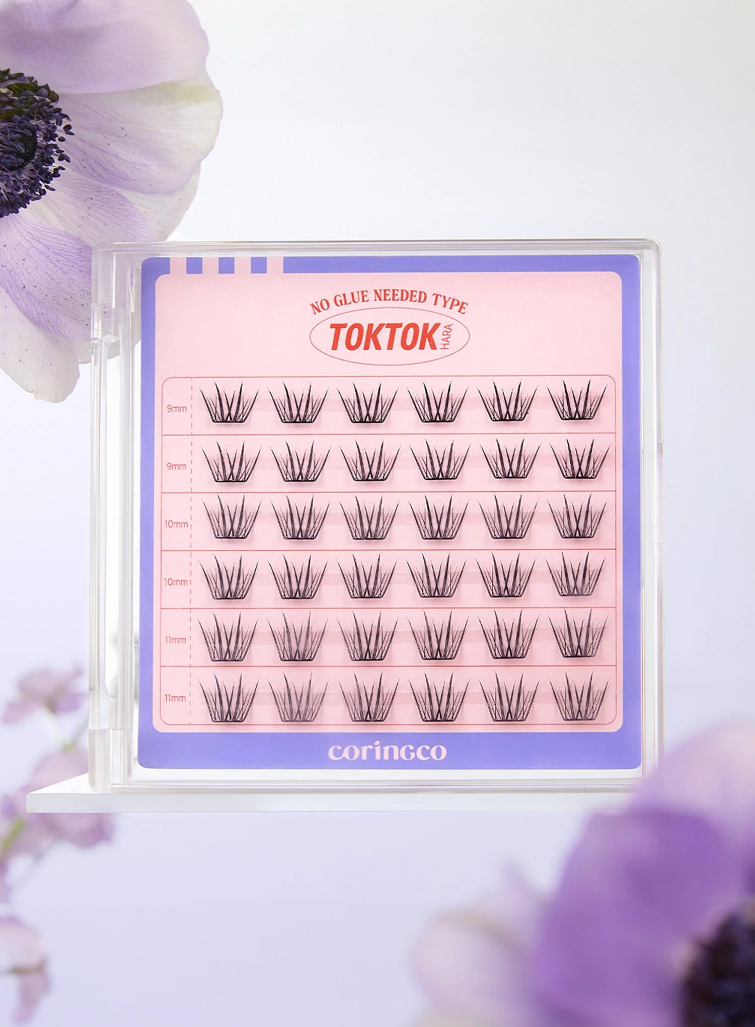 TOKTOKHARA No Glue Eyelash - Light (36pcs-90pcs) - Image 19