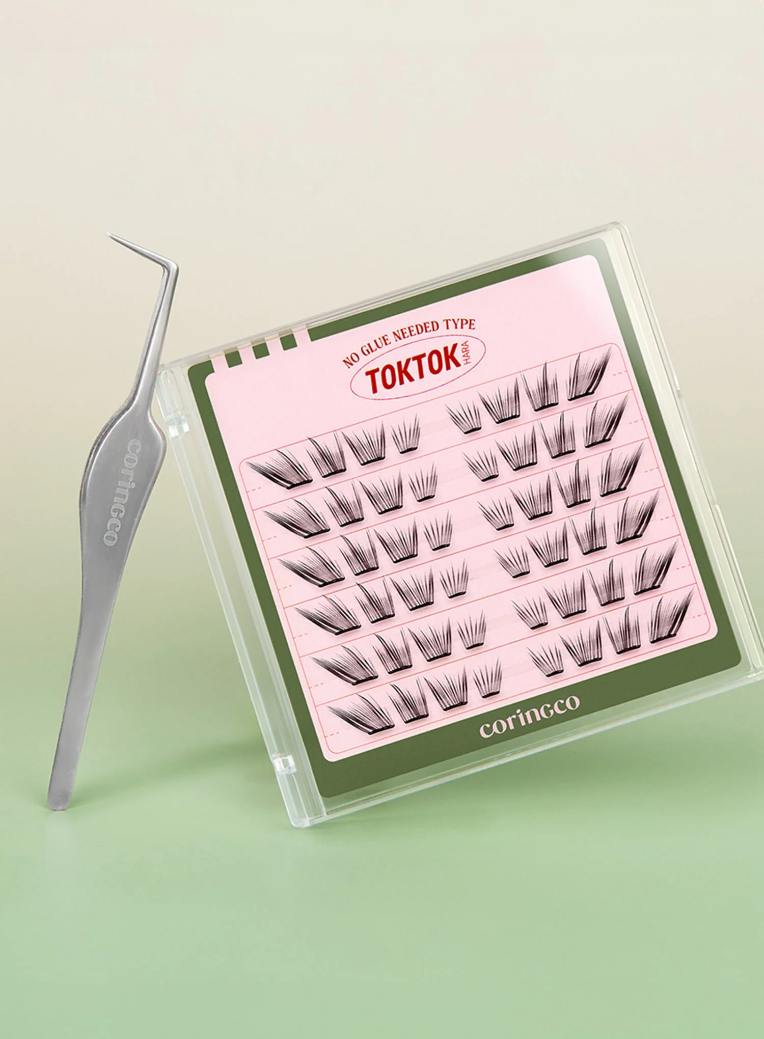 TOKTOKHARA No Glue Eyelash - Light (36pcs-90pcs) - Image 24