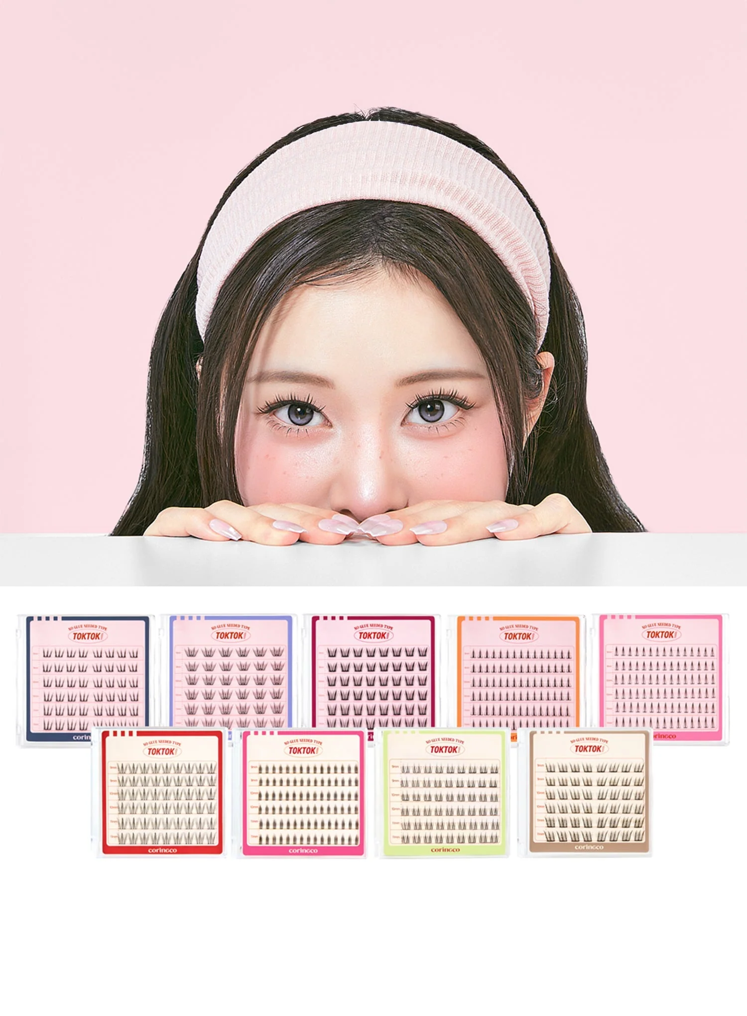 TOKTOKHARA No Glue Eyelash - Light (36pcs-90pcs) - Image 26