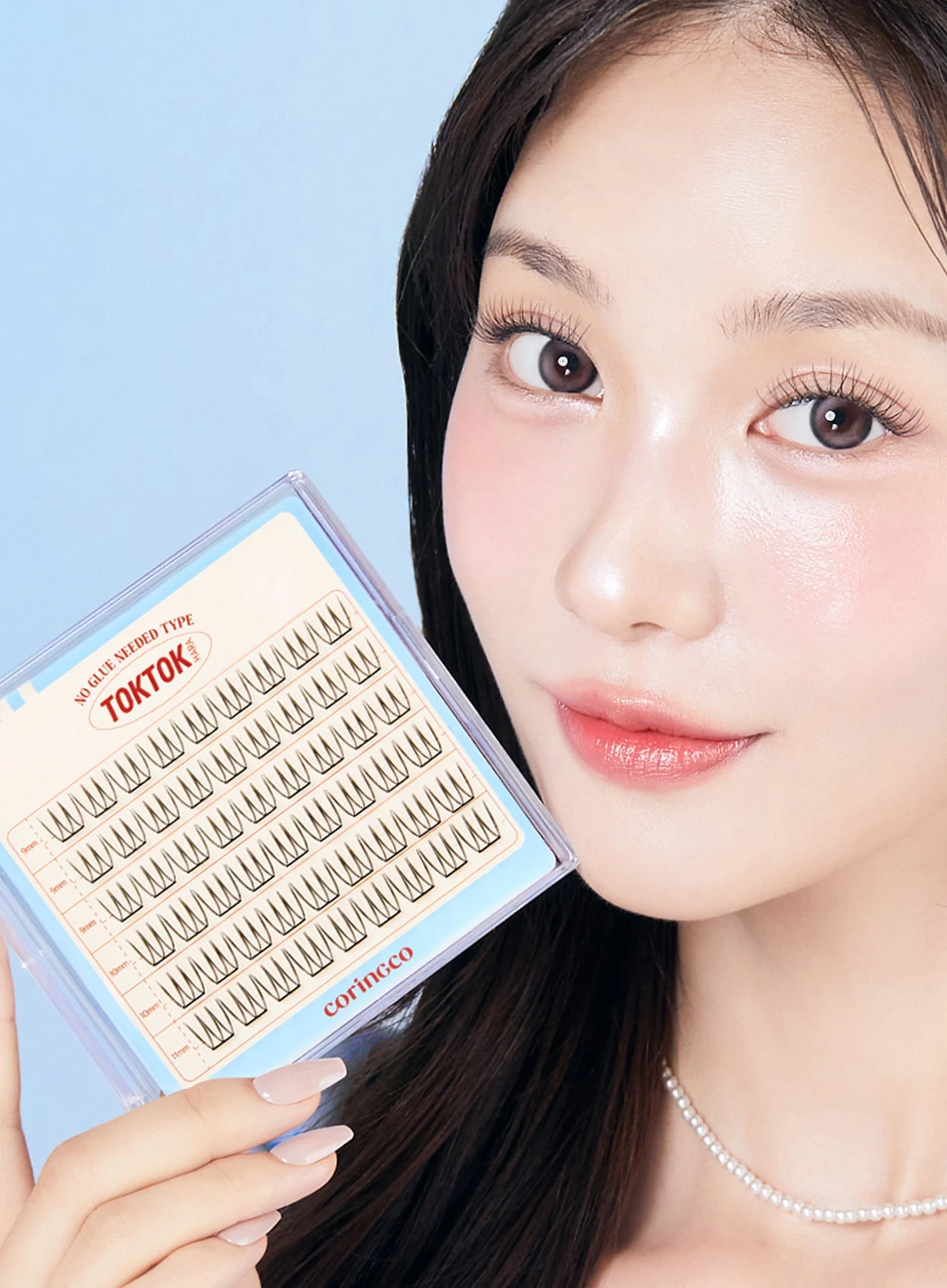 TOKTOKHARA No Glue Eyelash - Light (36pcs-90pcs) - Image 5
