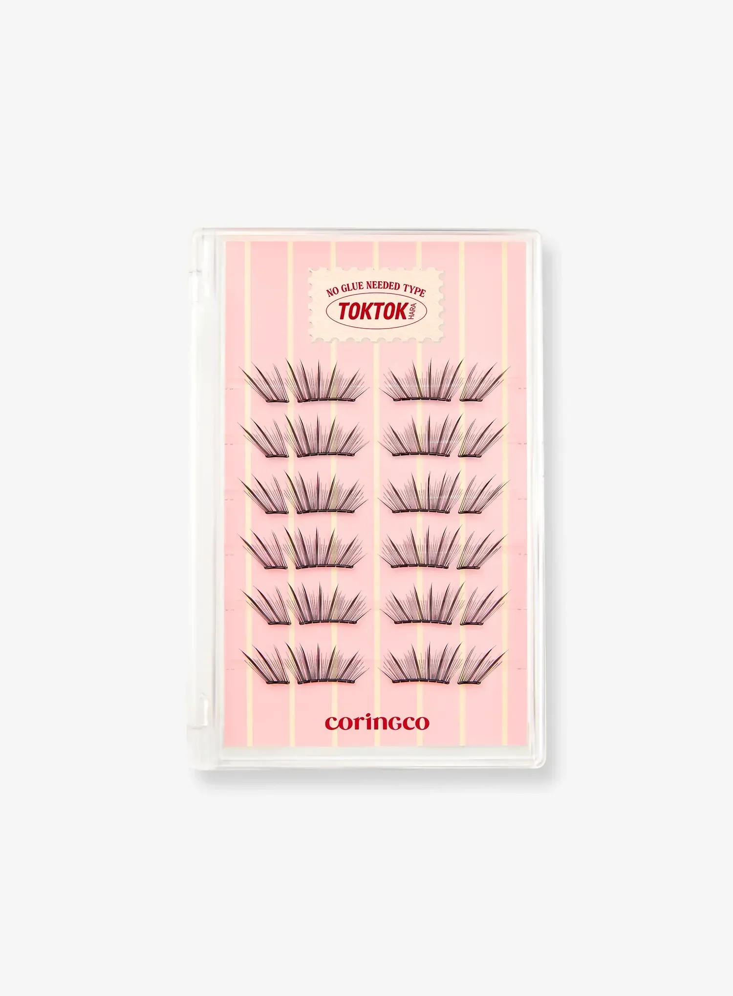 TOKTOKHARA No Glue Half Eyelash (24pcs)