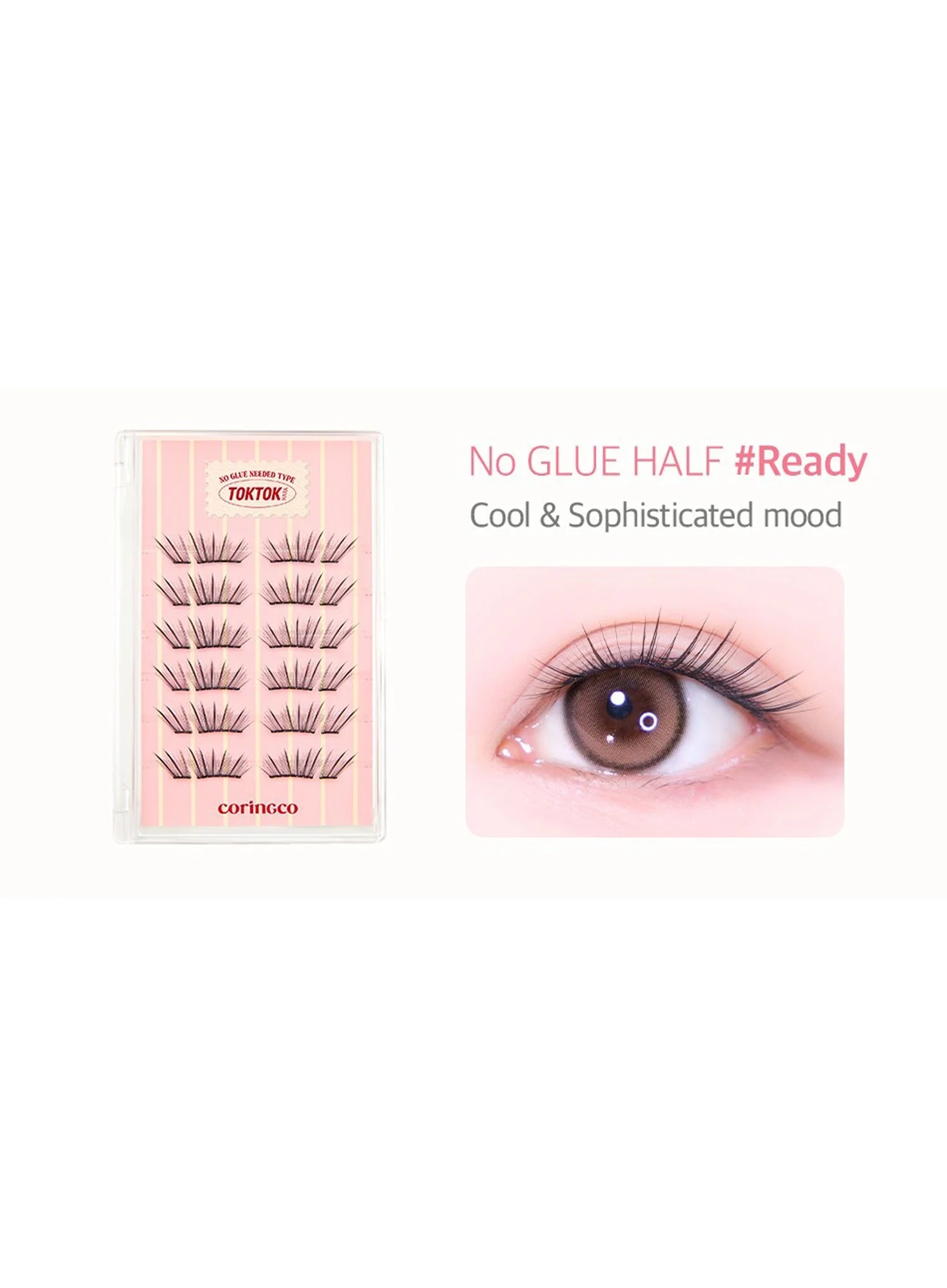 TOKTOKHARA No Glue Half Eyelash (24pcs) - Image 28