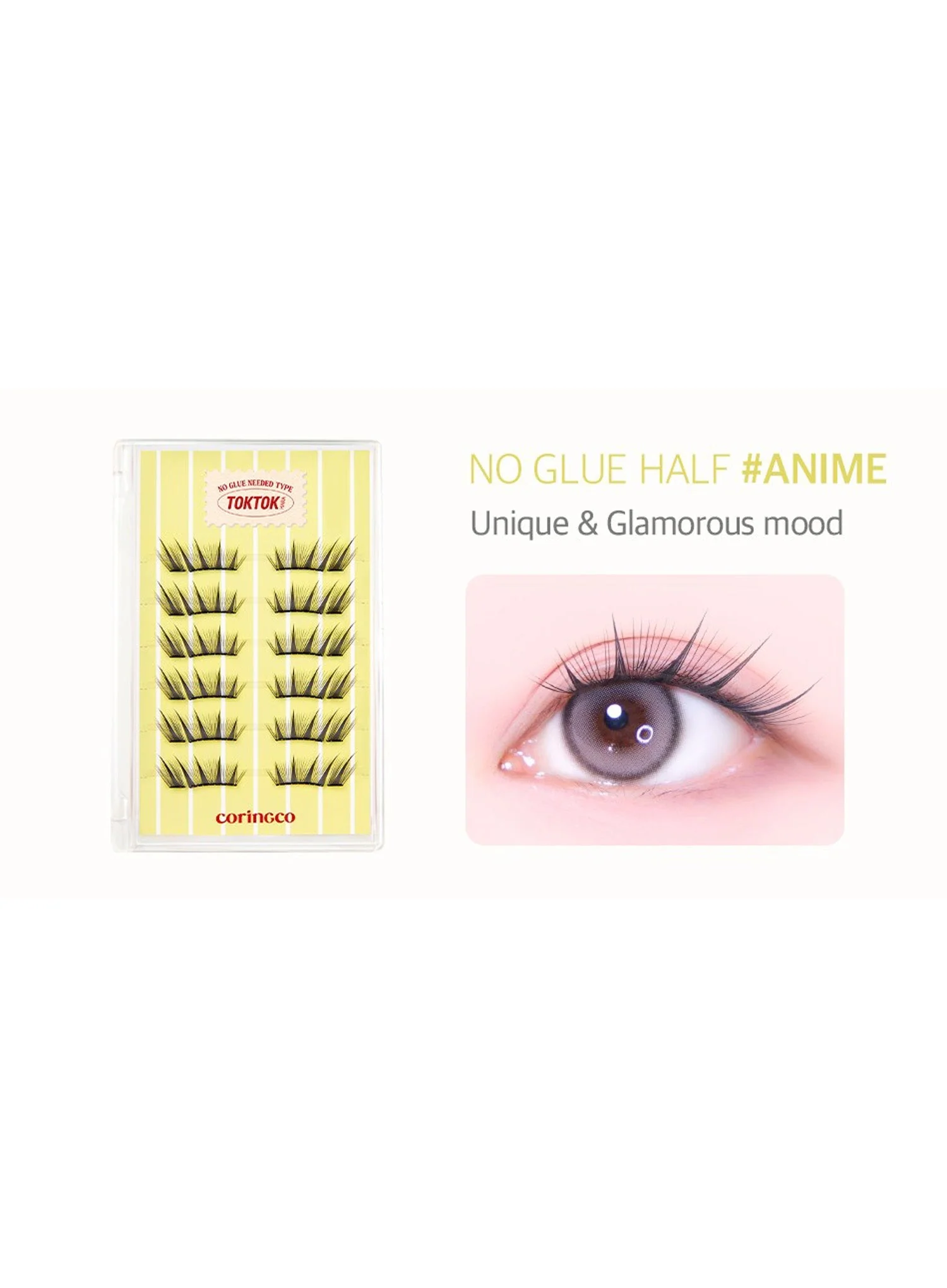 TOKTOKHARA No Glue Half Eyelash (24pcs) - Image 30