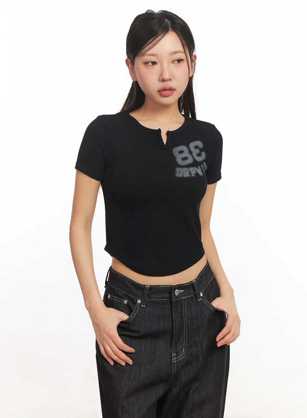 Tomboy Graphic Crop Top IA524 - Image 7