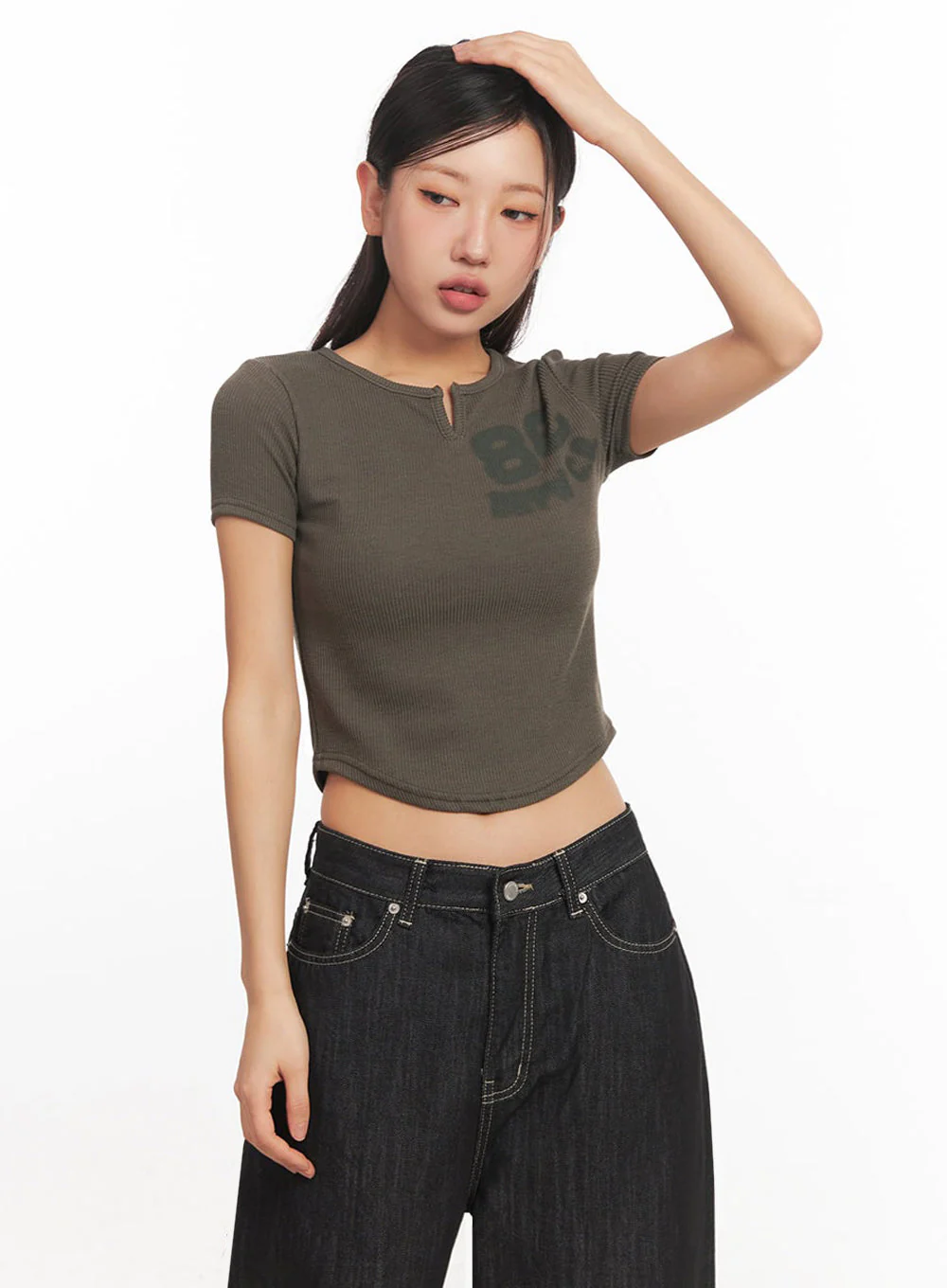 Tomboy Graphic Crop Top IA524 - Image 8