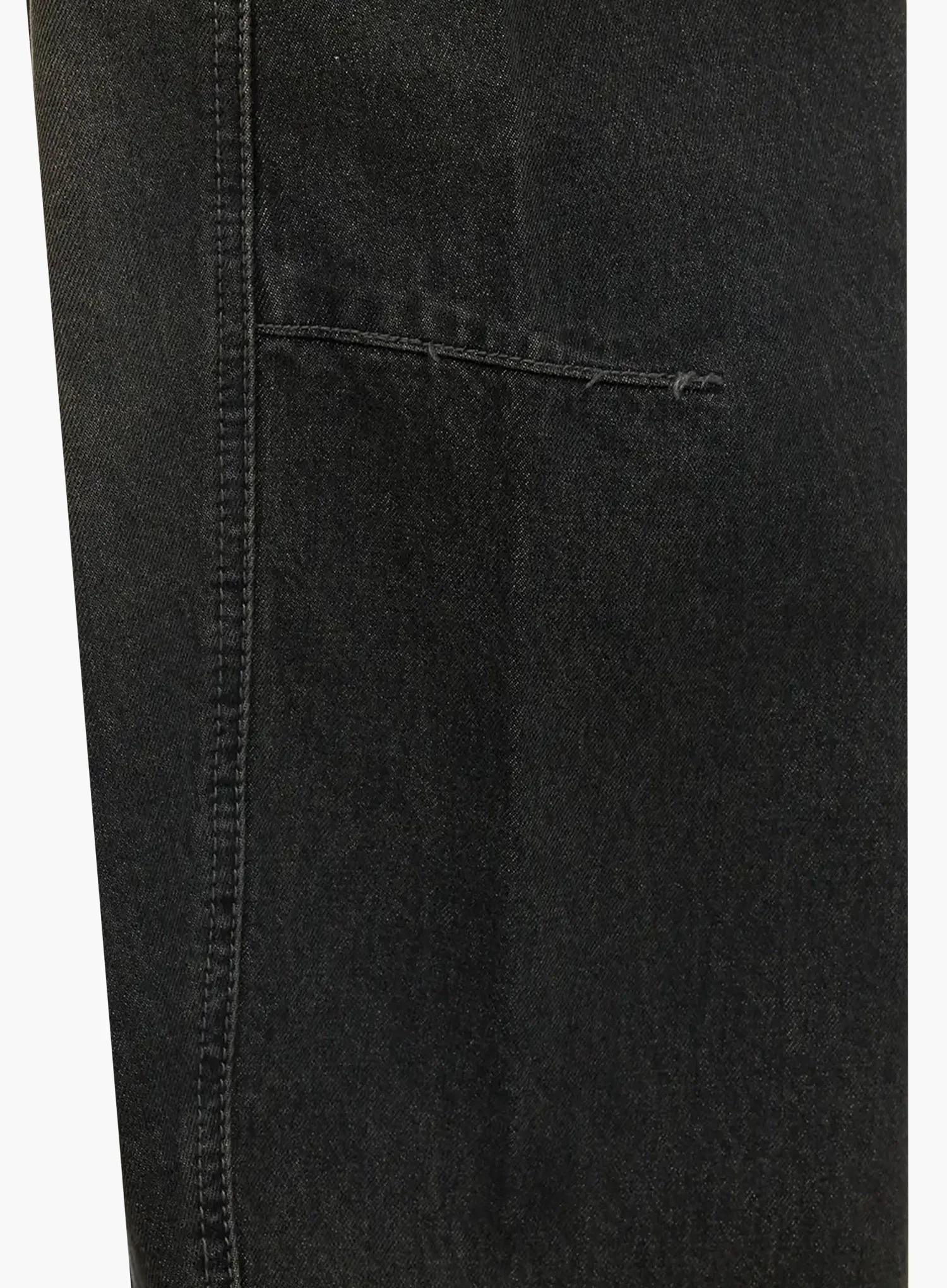 Tracey Vintage Black Washed Wide Leg Jeans IJ528 - Image 11