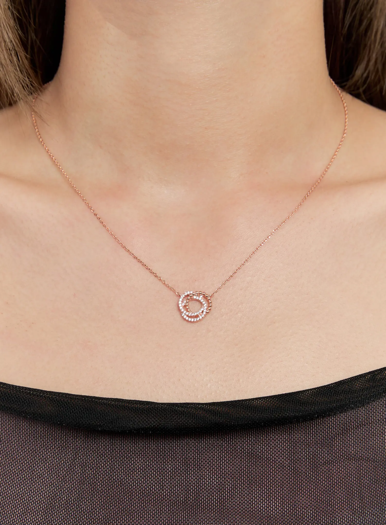 Trinity Cubic Necklace IS517 - Image 4