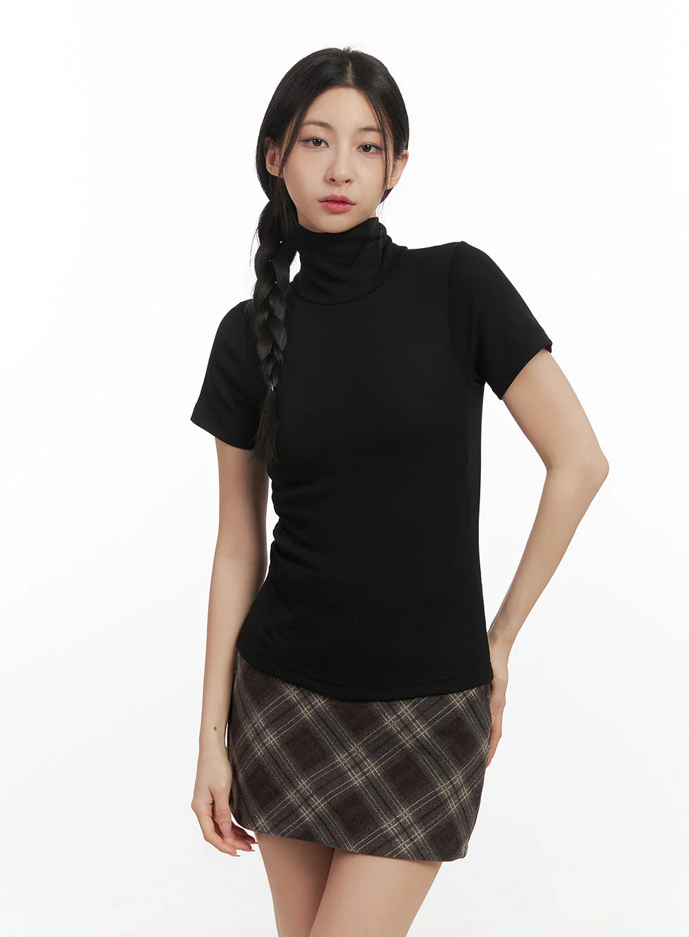 Turtle Neck Slim Fit TShirt CN428 - Image 9