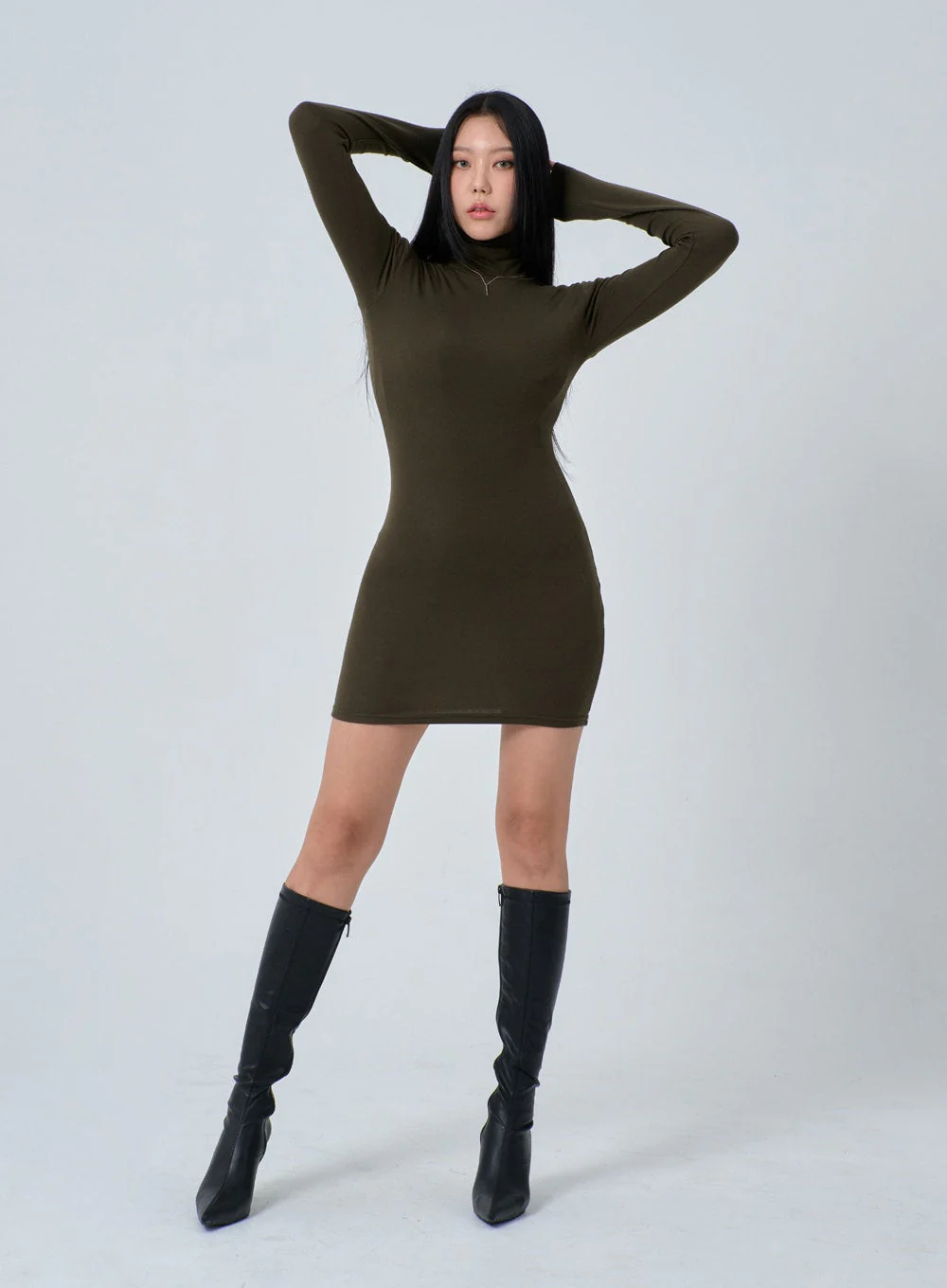 Turtleneck Mini Dress IN24 - Image 8