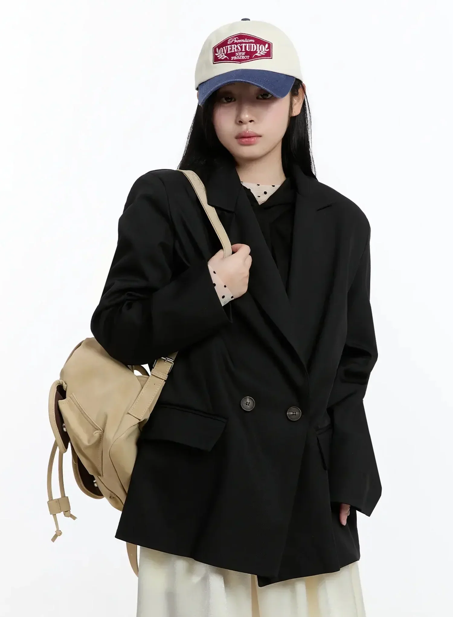 Two-Tone Lettering Baseball Cap IM519 - Image 2
