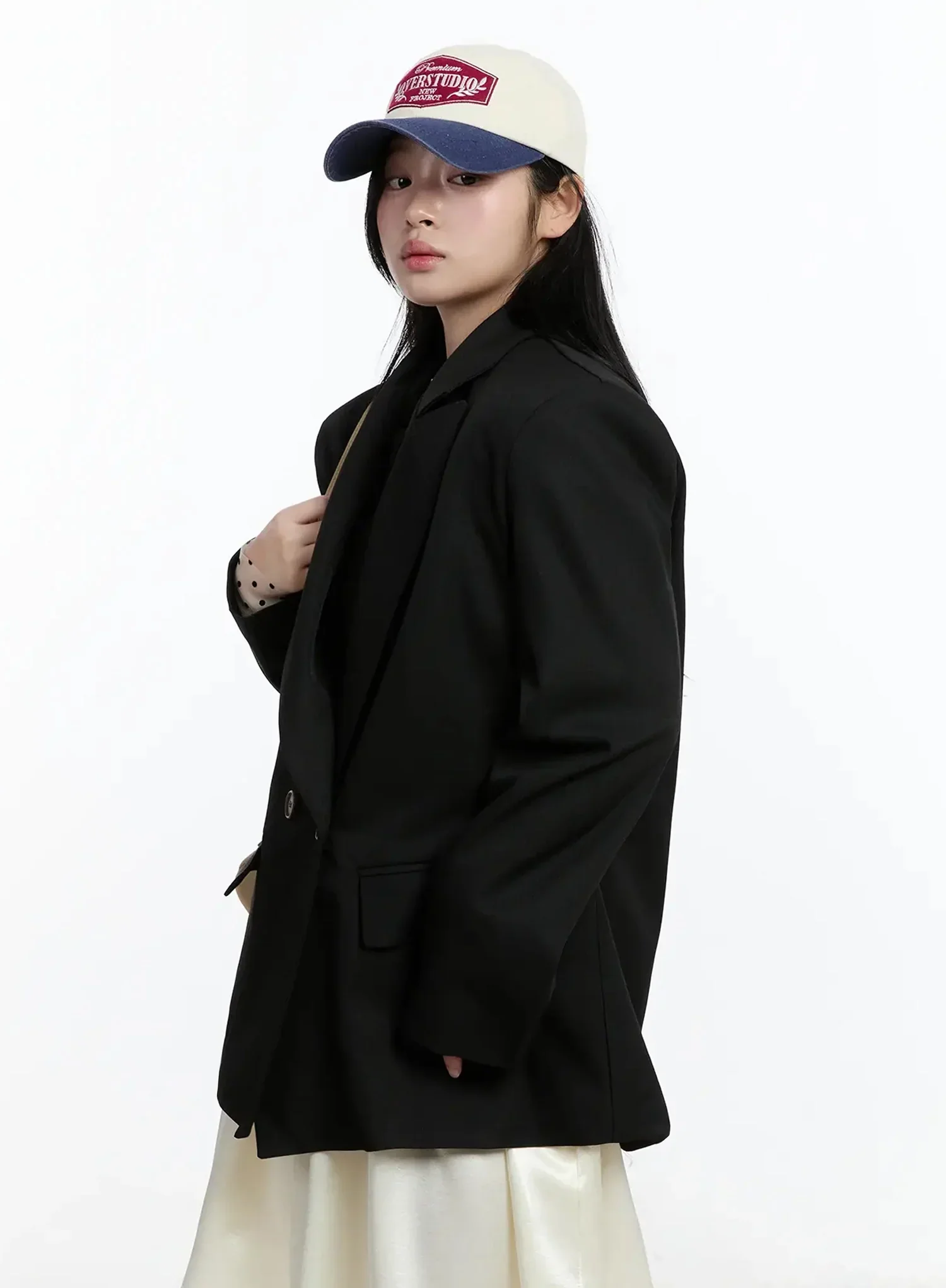 Two-Tone Lettering Baseball Cap IM519 - Image 7
