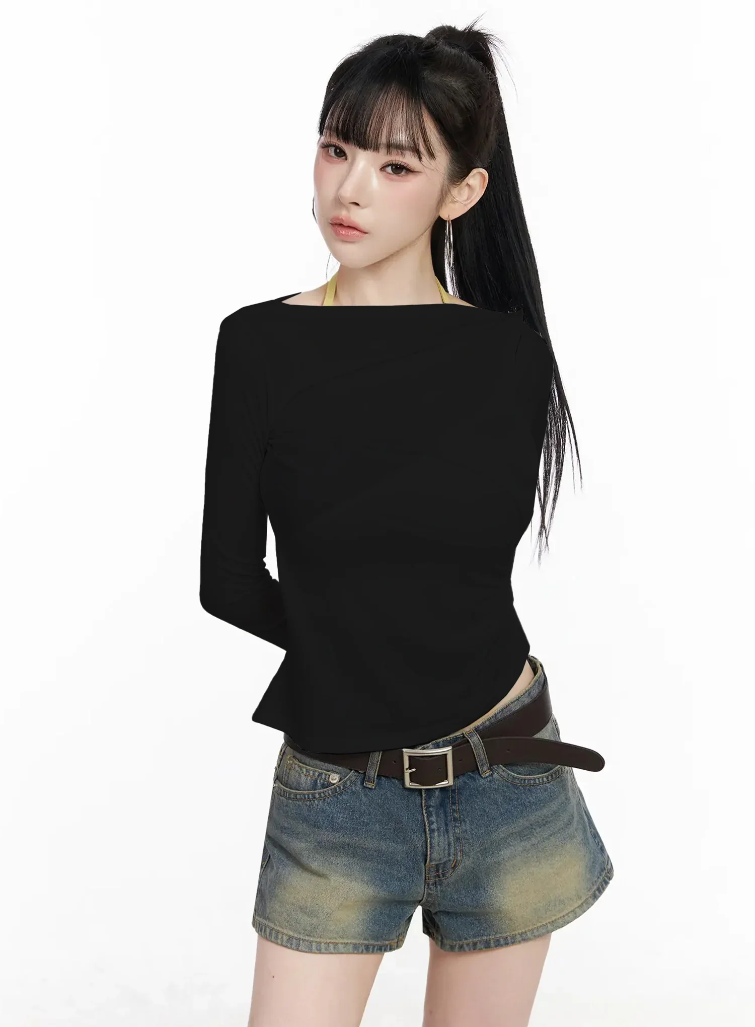 Two-Way Shirred Wrap Top IY511 - Image 17