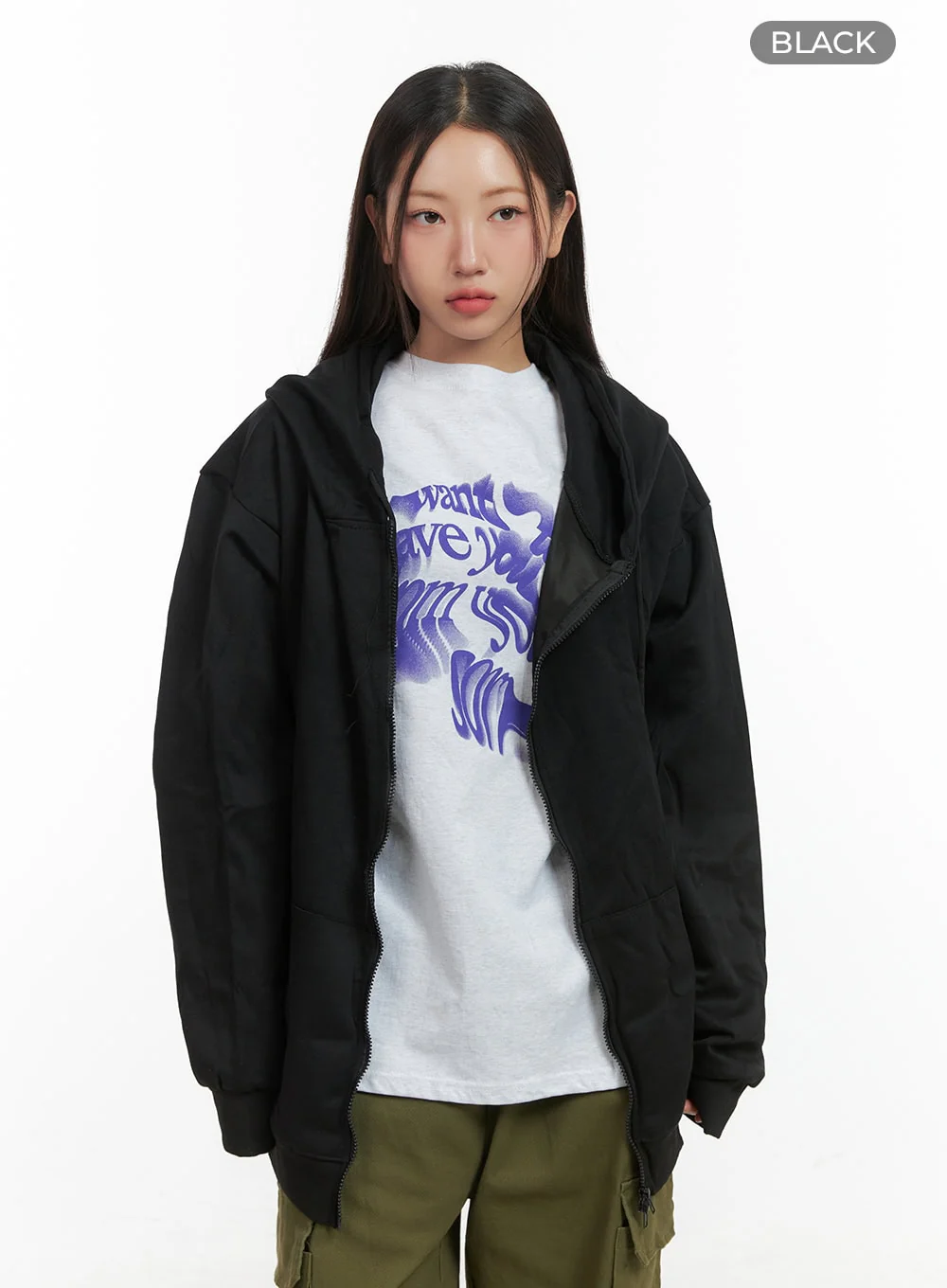 Two-Way Zipper Hoodie CO417 - Image 4