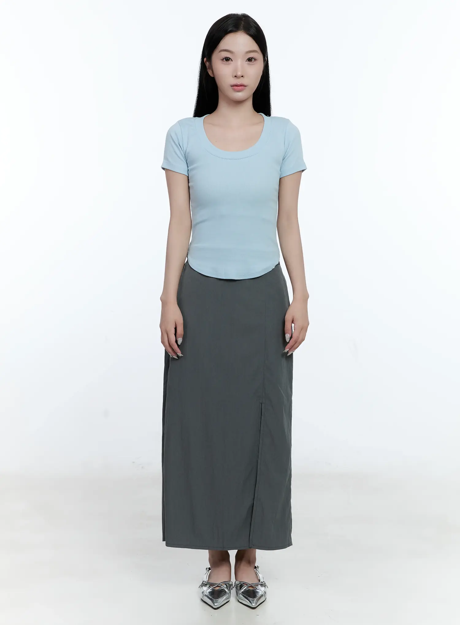 U-Neck Slim-Fit Tee CG501 - Image 2