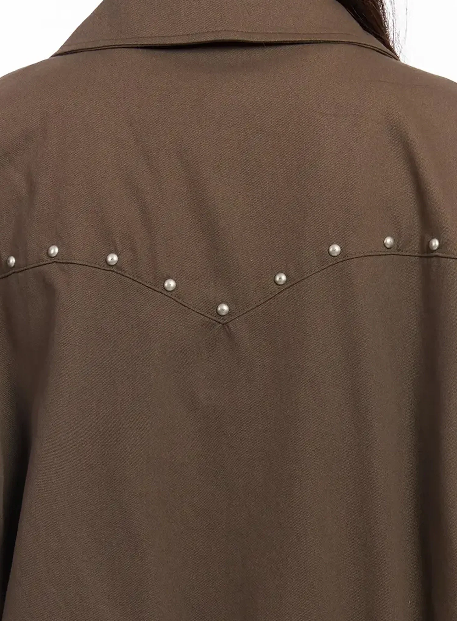 Urban Studded Bomber Jacket IA508 - Image 10