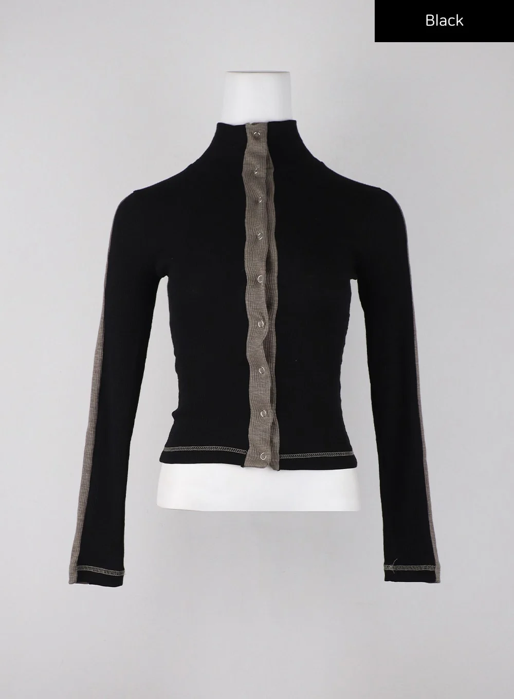 V-Neck Button-Up Cardigan CD329 - Image 10