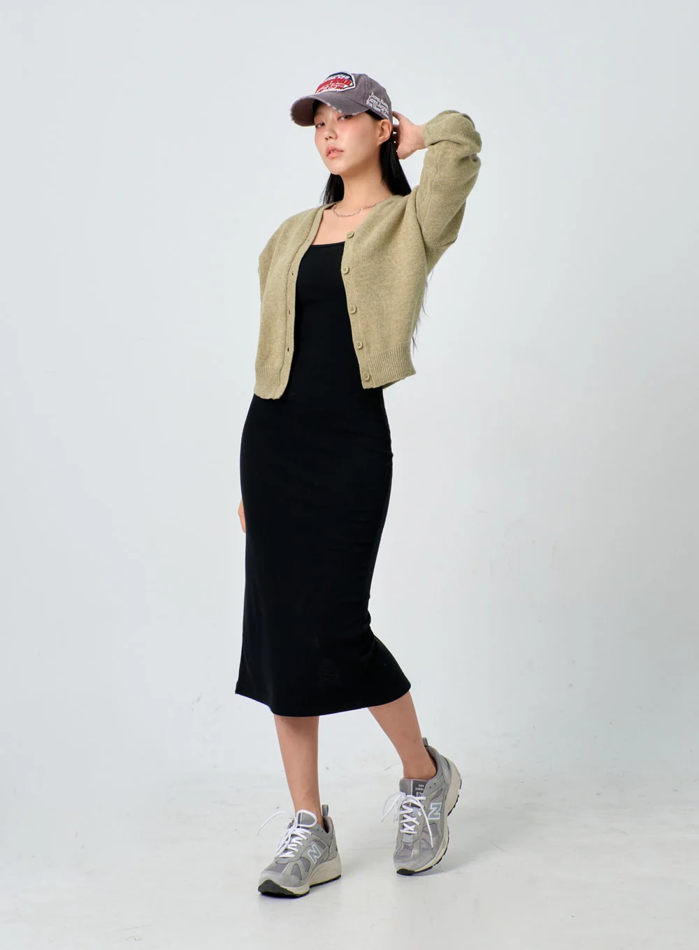 V-Neck Knit Cardigan IJ330 - Image 4