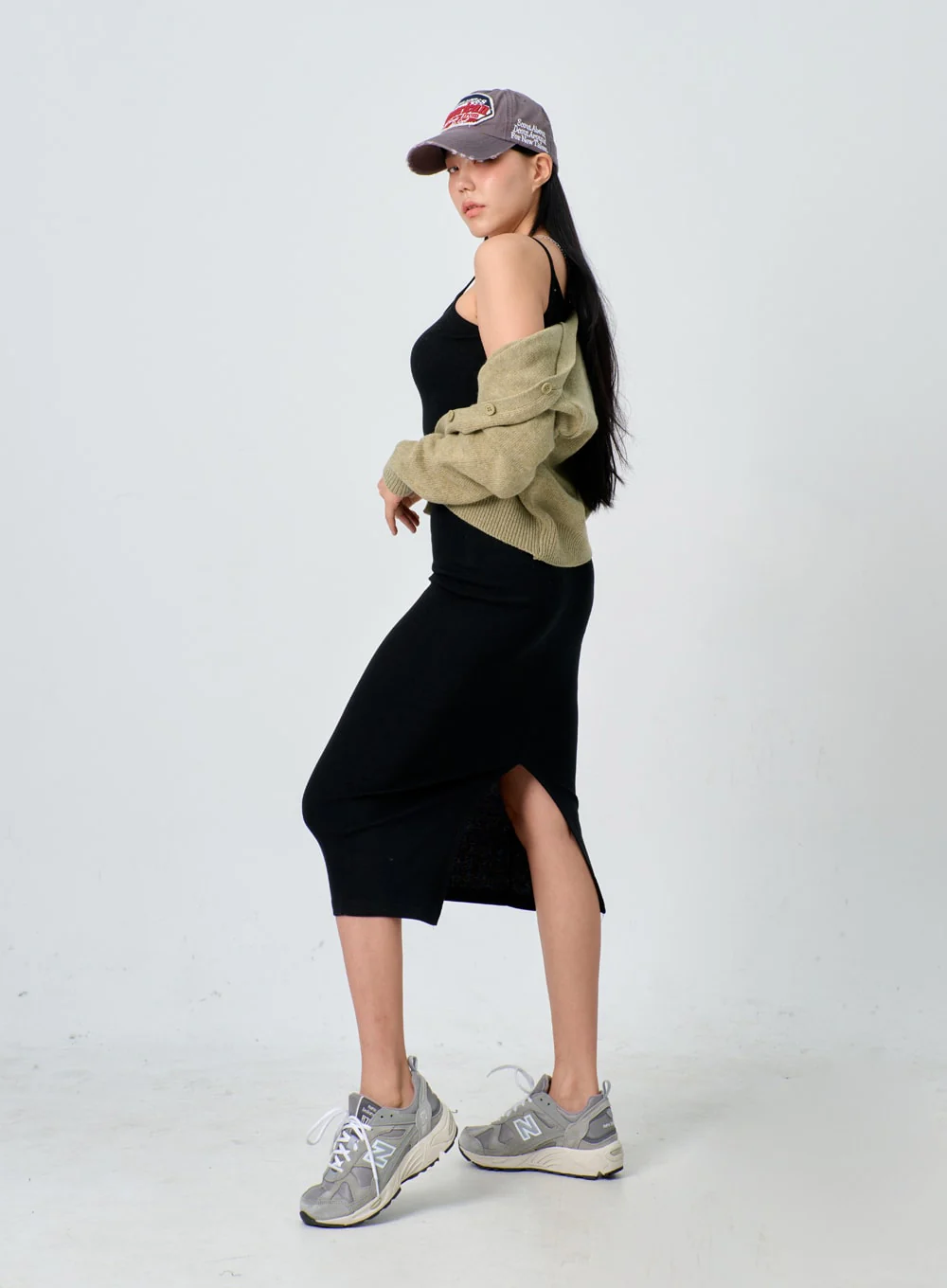 V-Neck Knit Cardigan IJ330 - Image 6