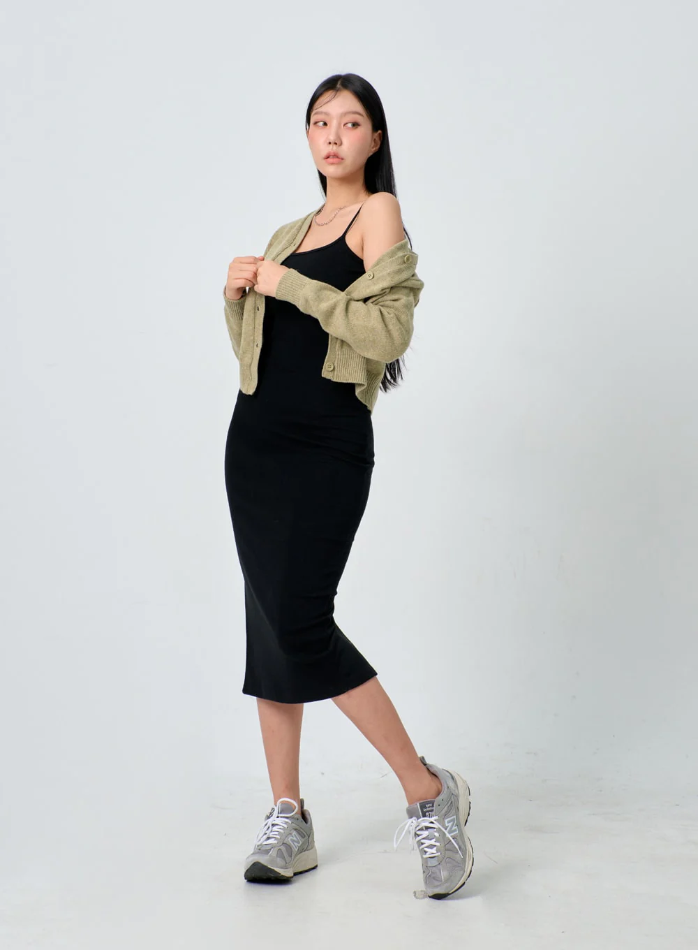 V-Neck Knit Cardigan IJ330 - Image 9