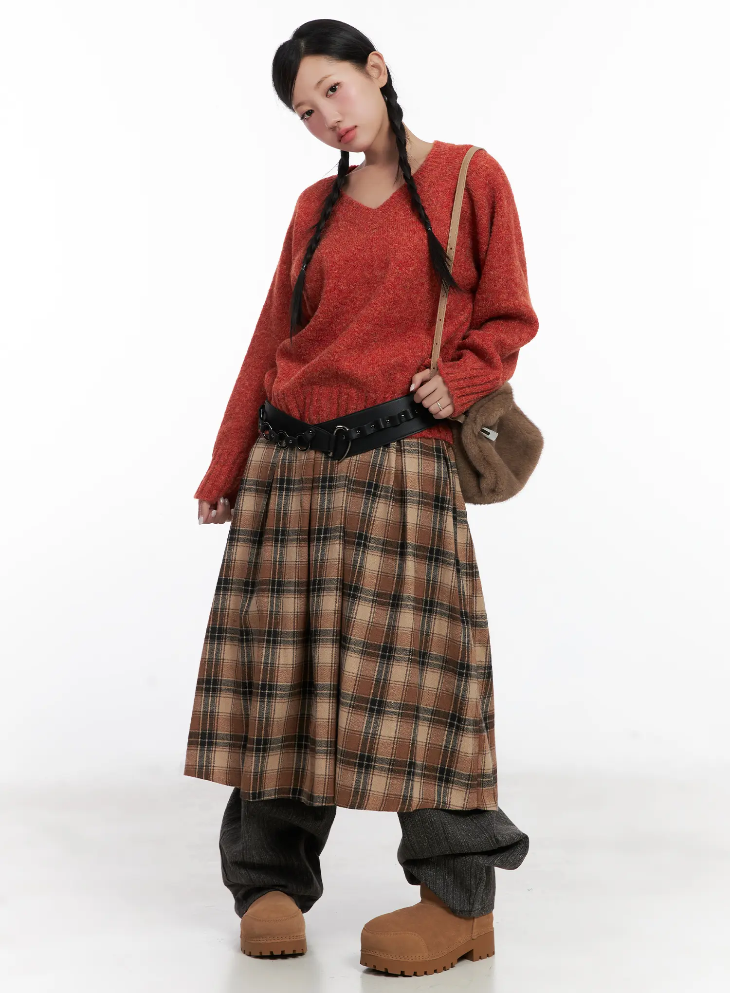 V-Neck Long Sleeve Sweater CN528 - Image 7