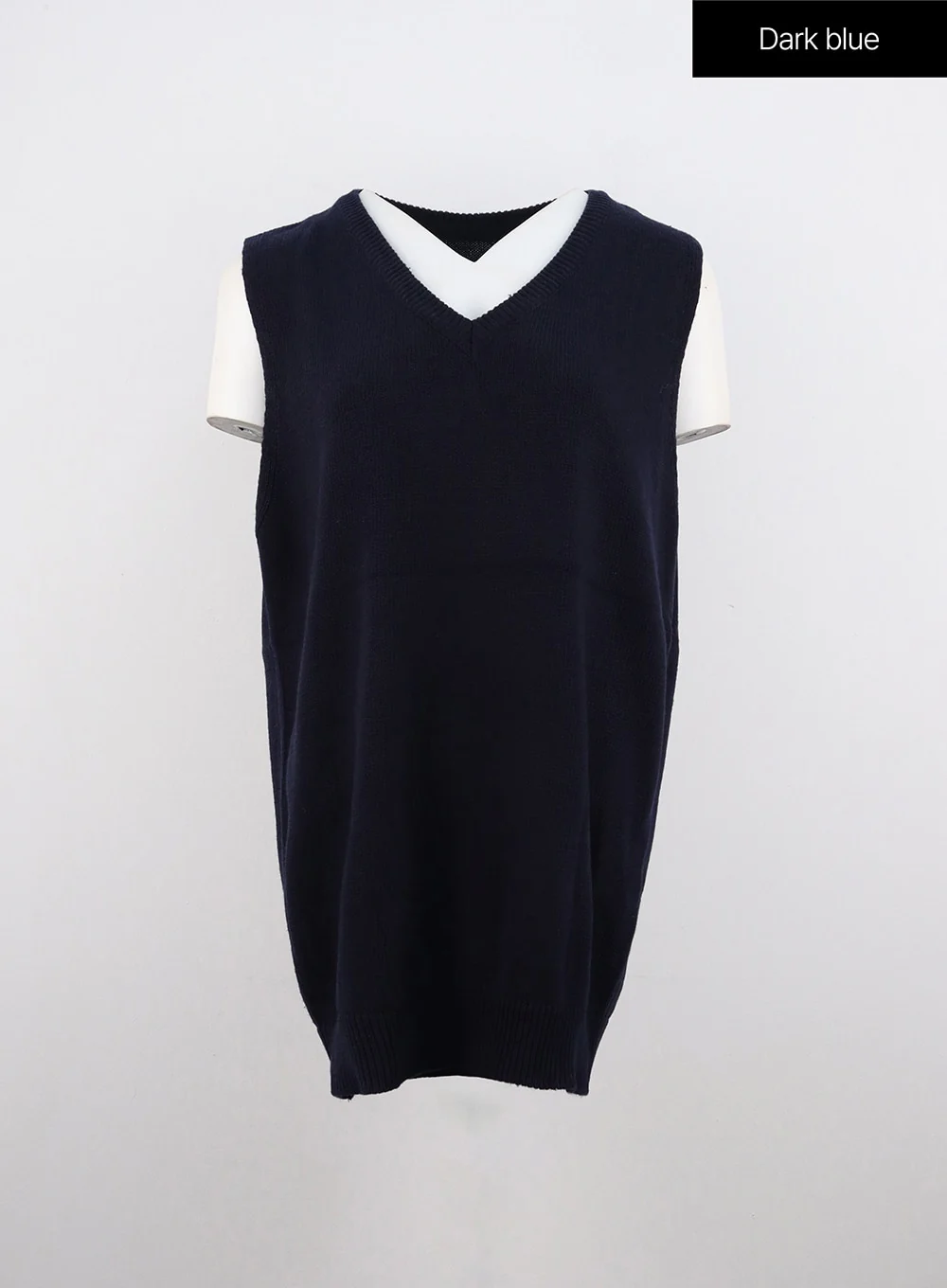 V-Neck Sleeveless Sweater Dress OO312 - Image 13