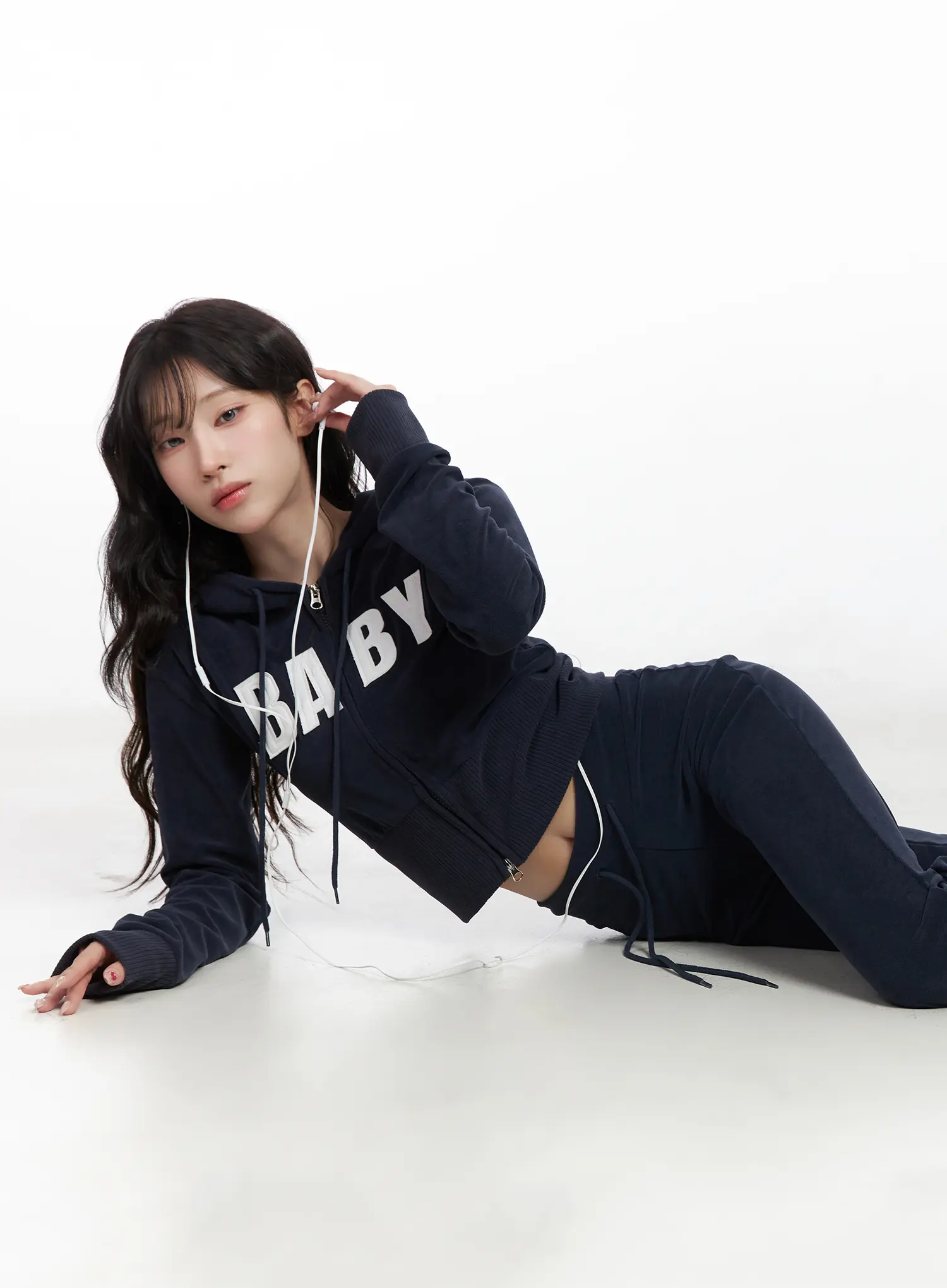 Velour Bootcut Track Pants CJ526 - Image 8
