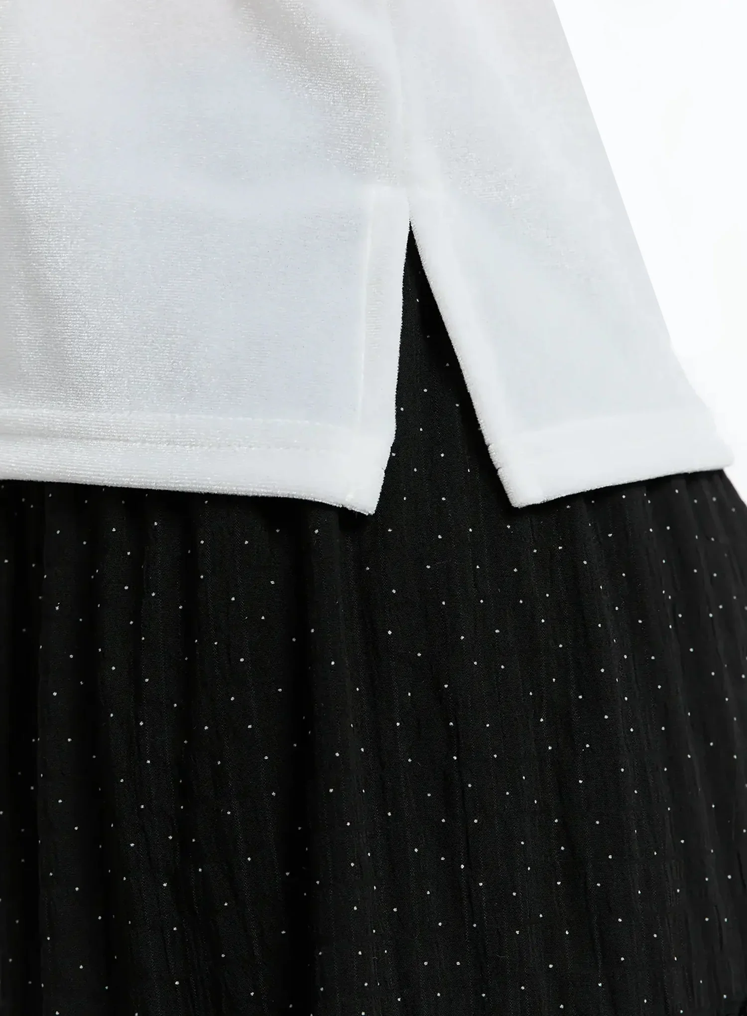 Velvet Collar 3/4 SleeveTop IM513 - Image 11