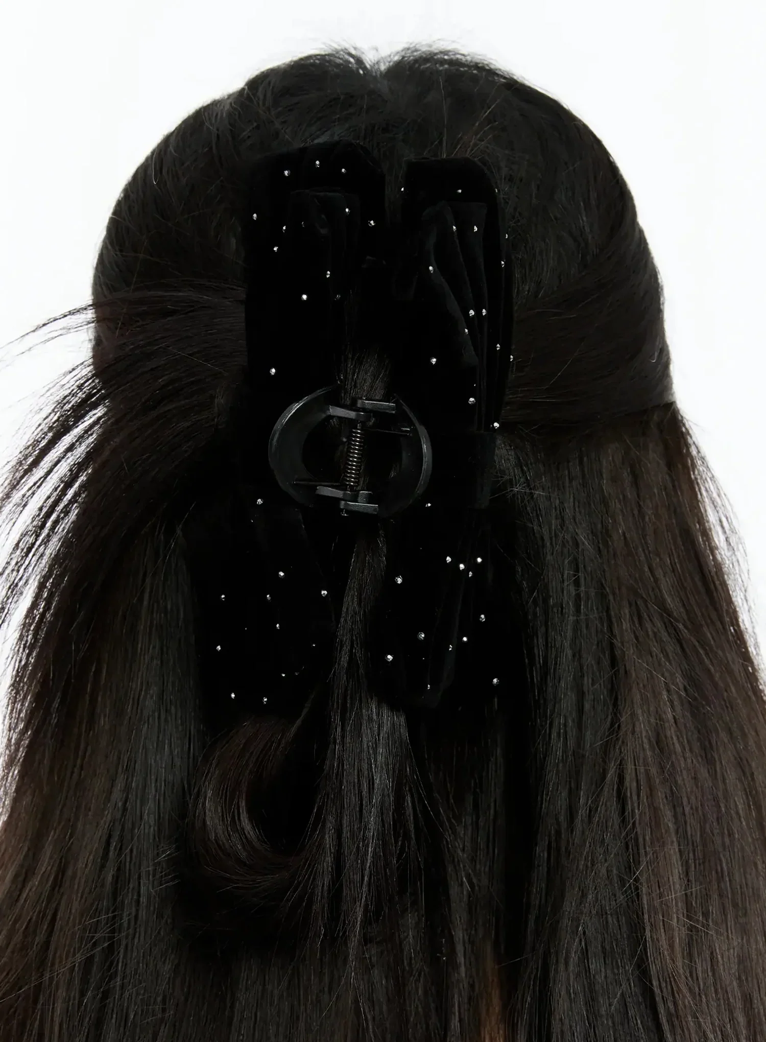 Velvet Ribbon Hair Claw Clip IO527 - Image 6