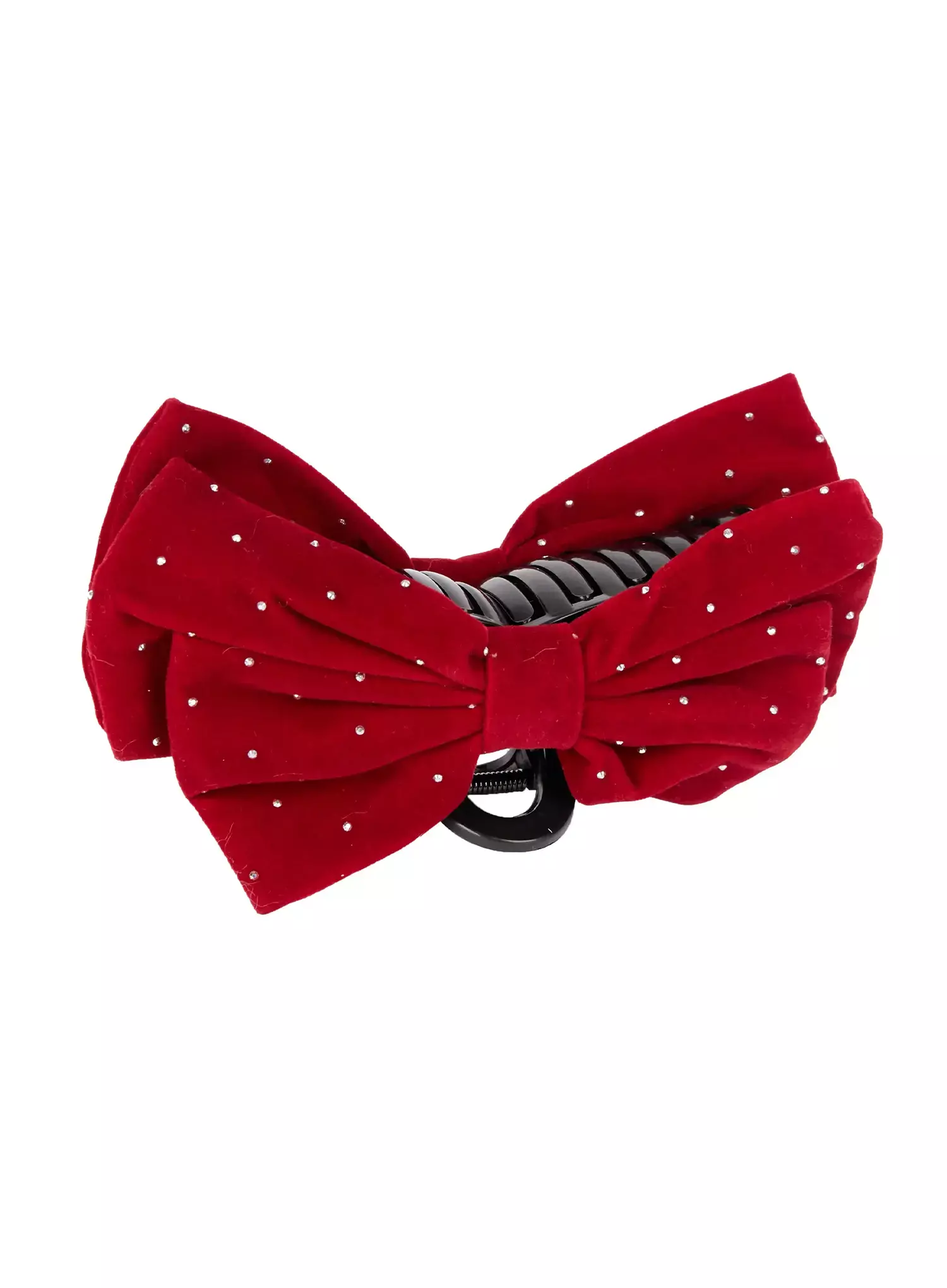 Velvet Ribbon Hair Claw Clip IO527 - Image 9
