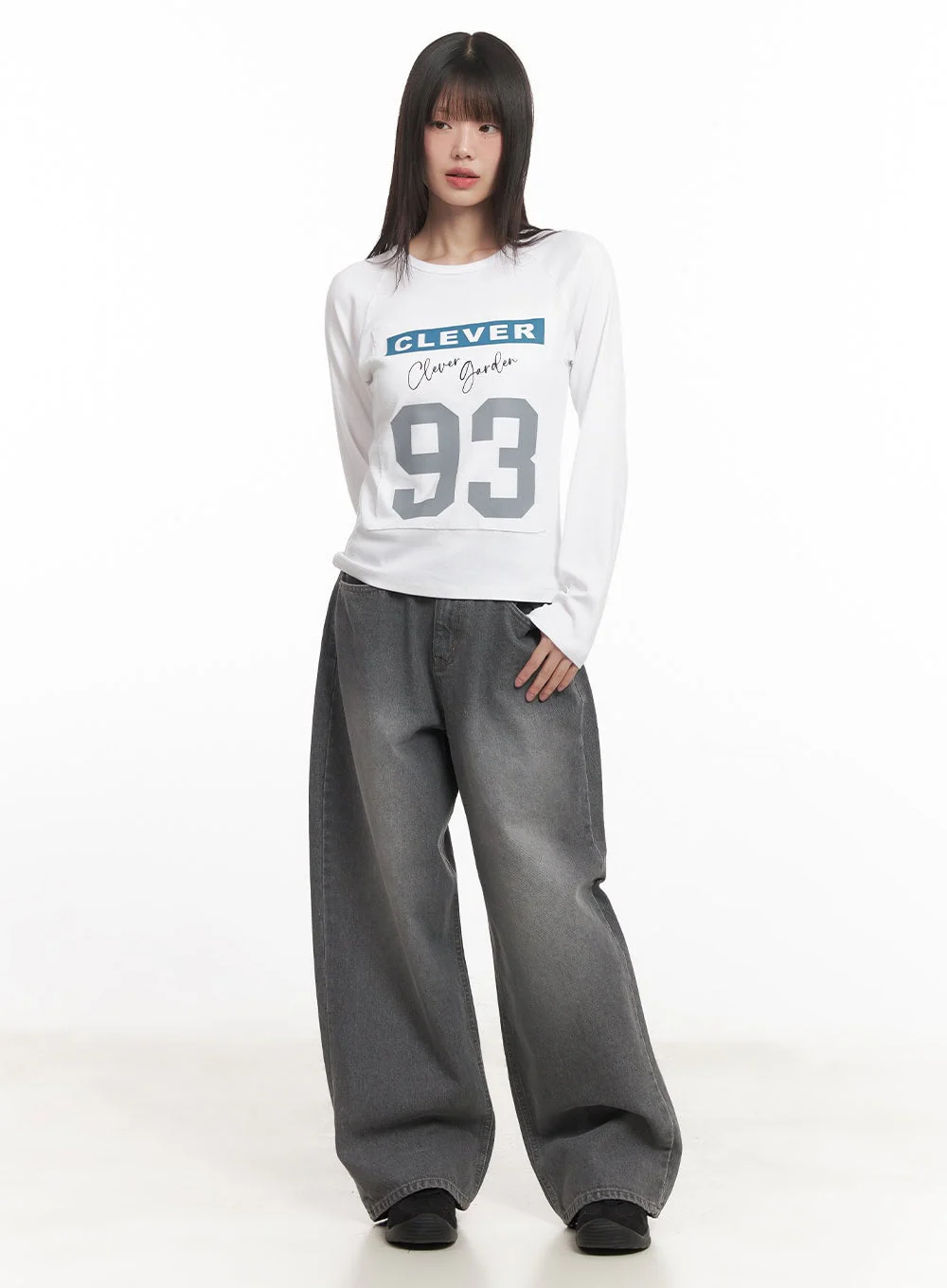 Venessa Washed Baggy Jeans CM528 - Image 3