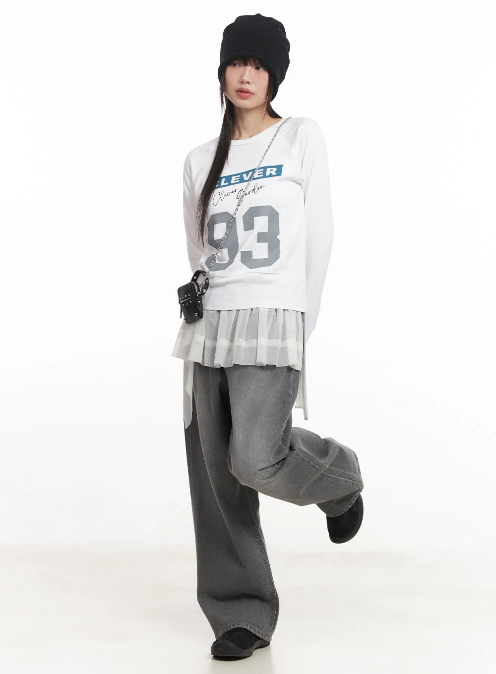 Venessa Washed Baggy Jeans CM528 - Image 8
