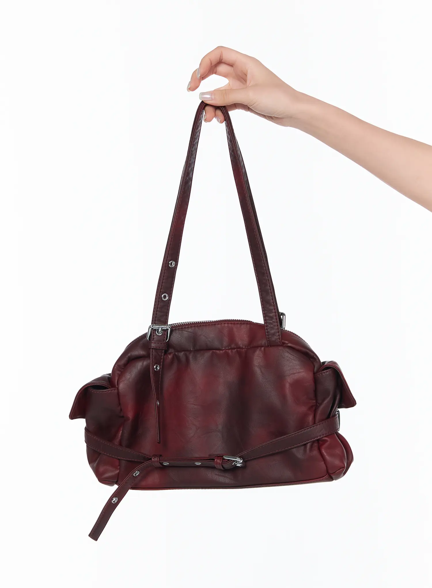 Vintage Belted Shoulder Bag CA514