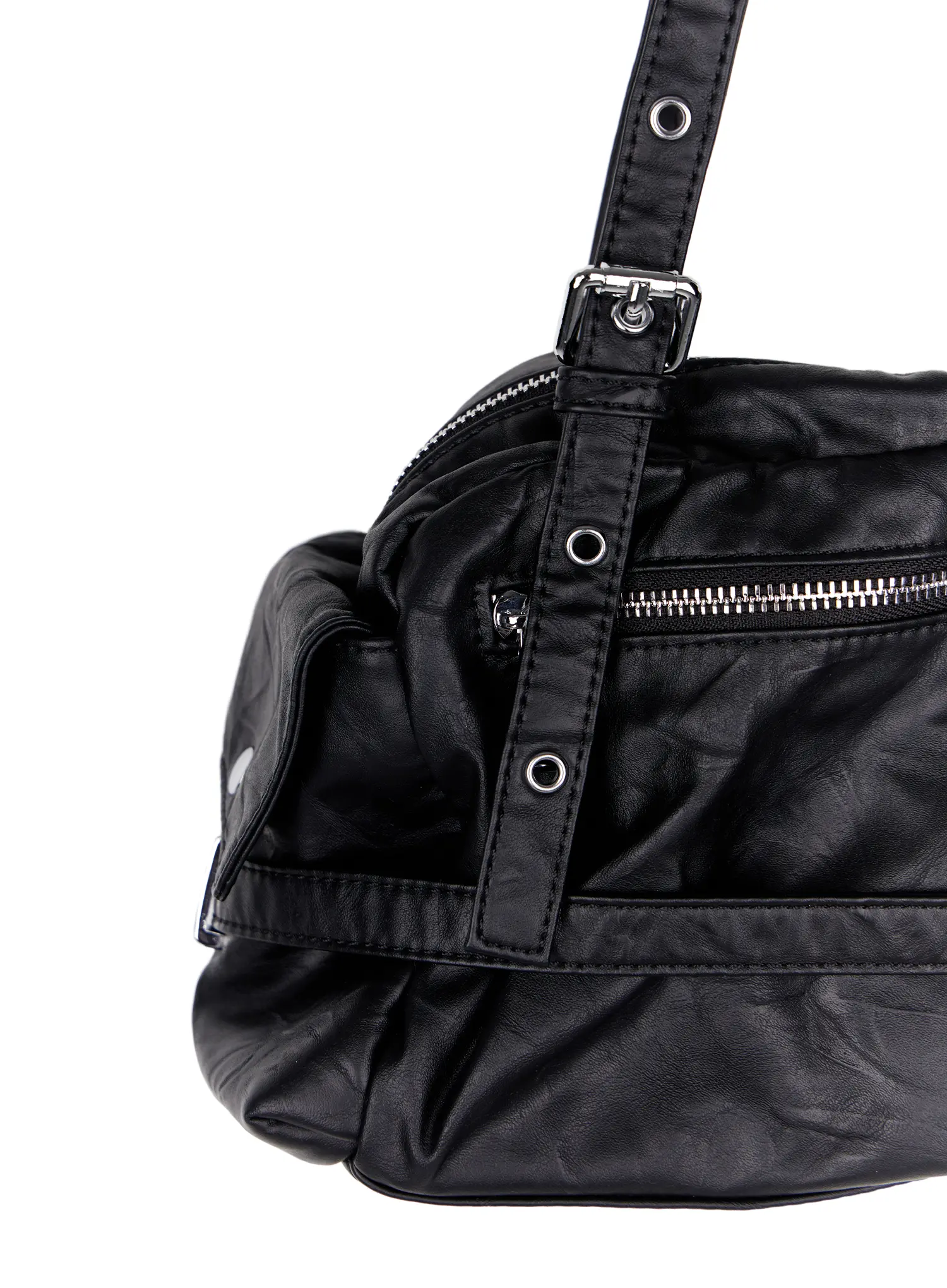 Vintage Belted Shoulder Bag CA514 - Image 10