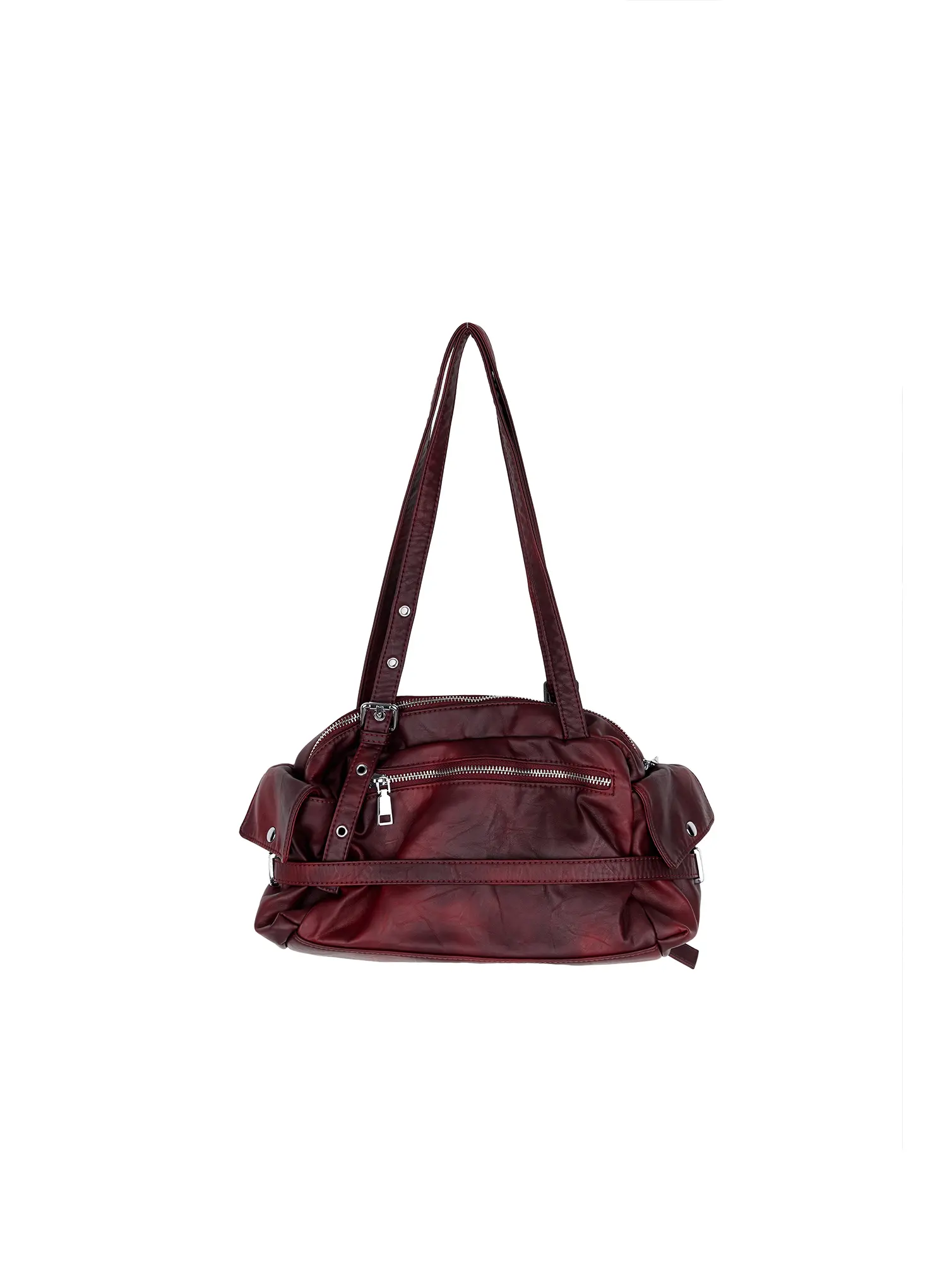 Vintage Belted Shoulder Bag CA514 - Image 11