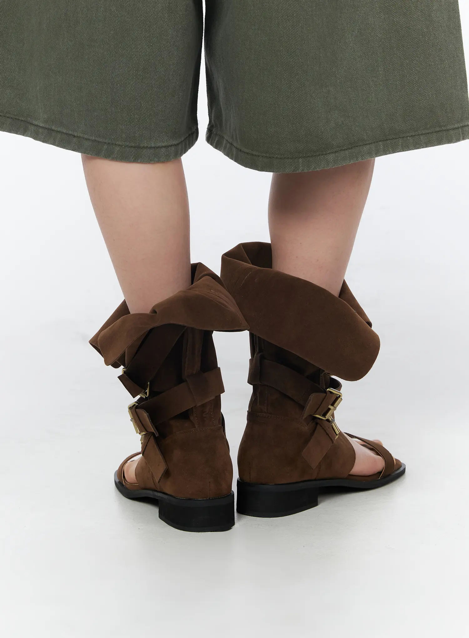 Vintage Buckle Strap Sandals CY508 - Image 4