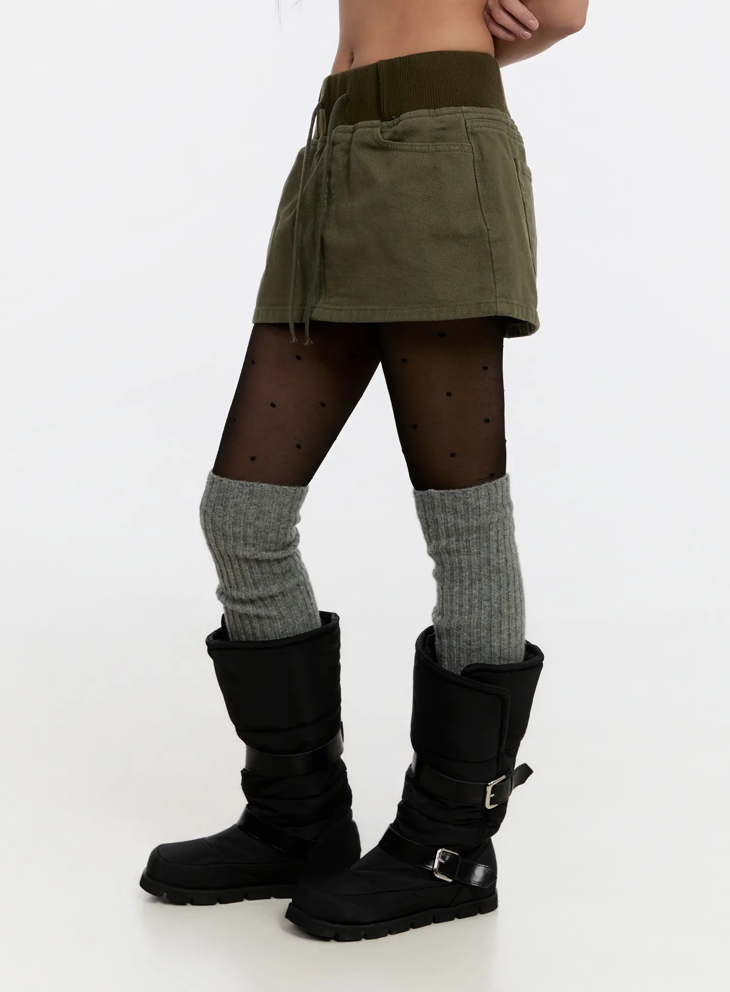 Vintage Cotton Mini Skirt CN527 - Image 4