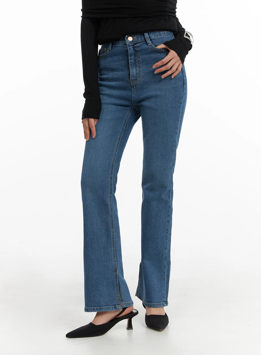 Vintage Flared Jeans IM414 - Image 2