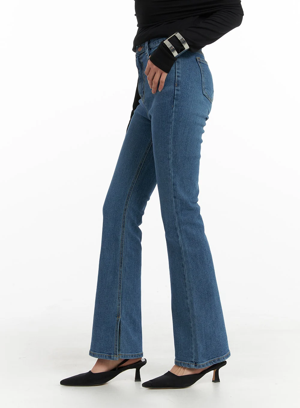 Vintage Flared Jeans IM414 - Image 5