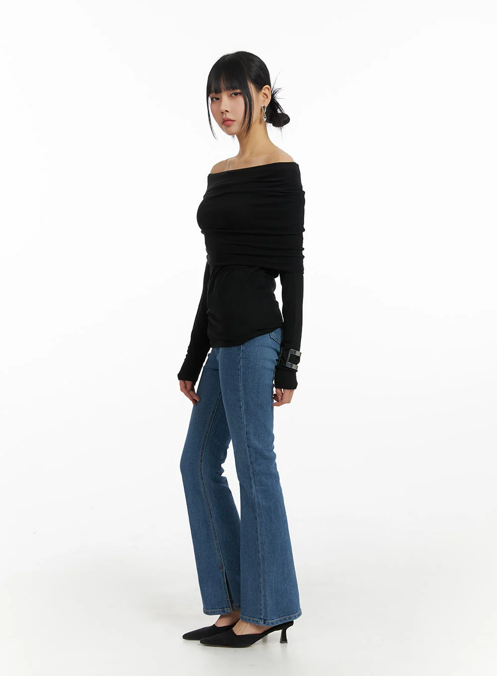 Vintage Flared Jeans IM414 - Image 7