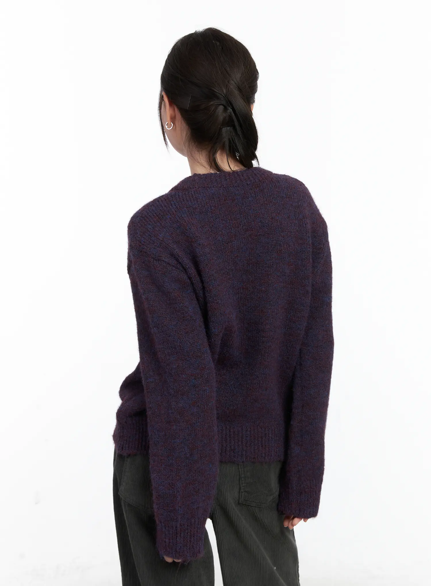 Vintage Round Neck Knit Sweater CN518 - Image 8