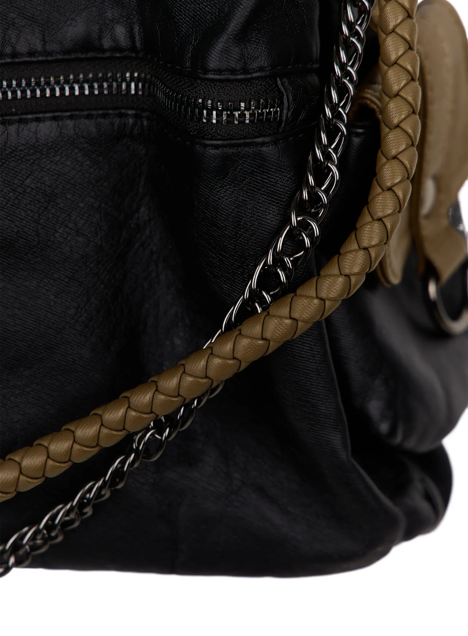 Vintage Style Faux-Leather Shoulder Bag CY513 - Image 9