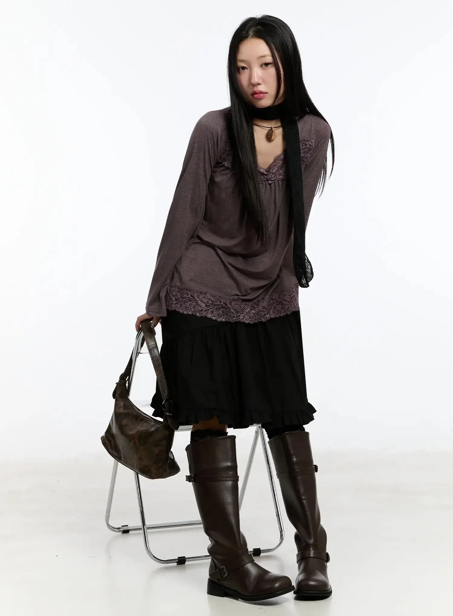 Vintage Style Lace Blouse IM509