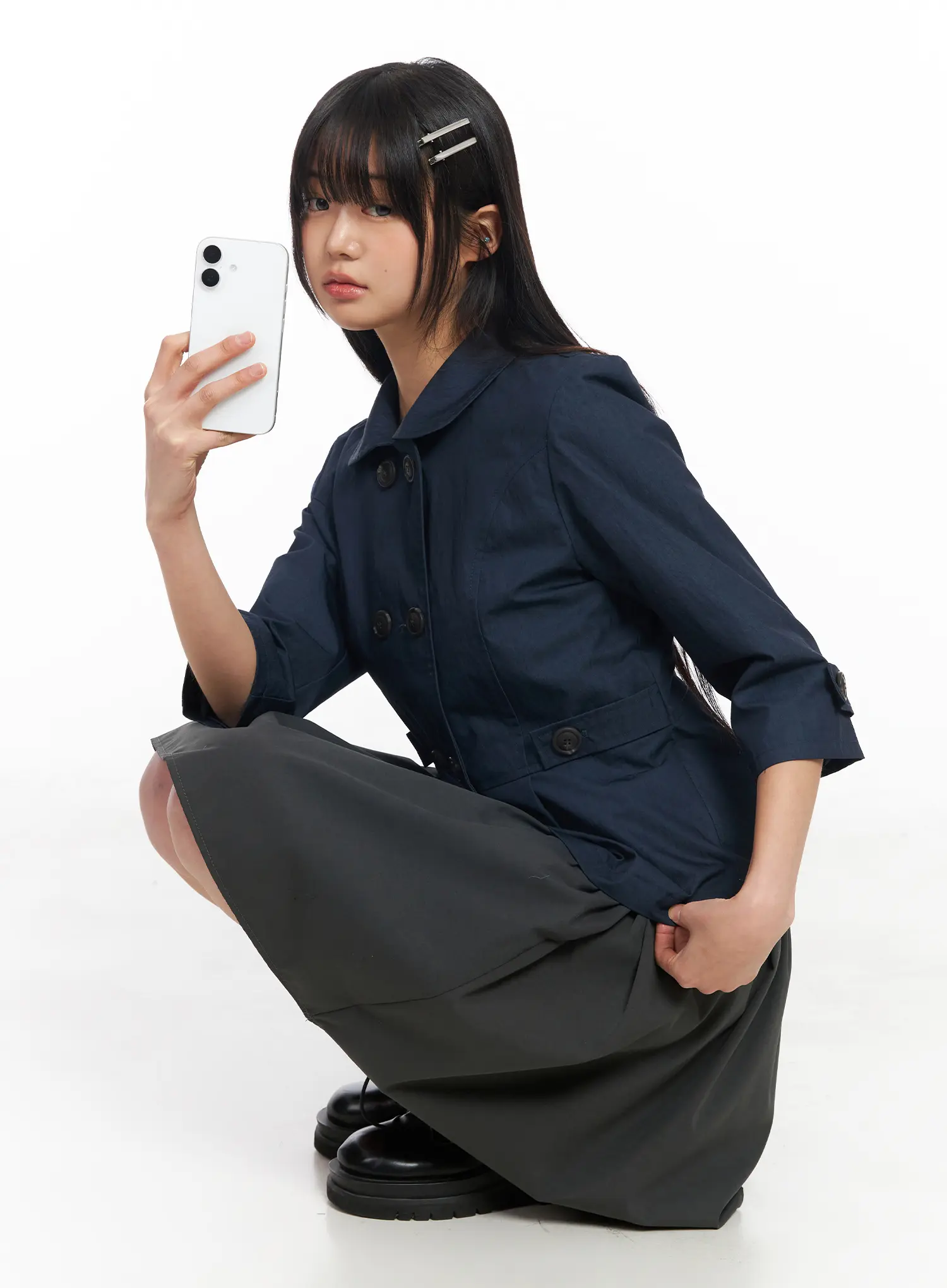 Vintage Three-Quarter Sleeve Shirt CF506