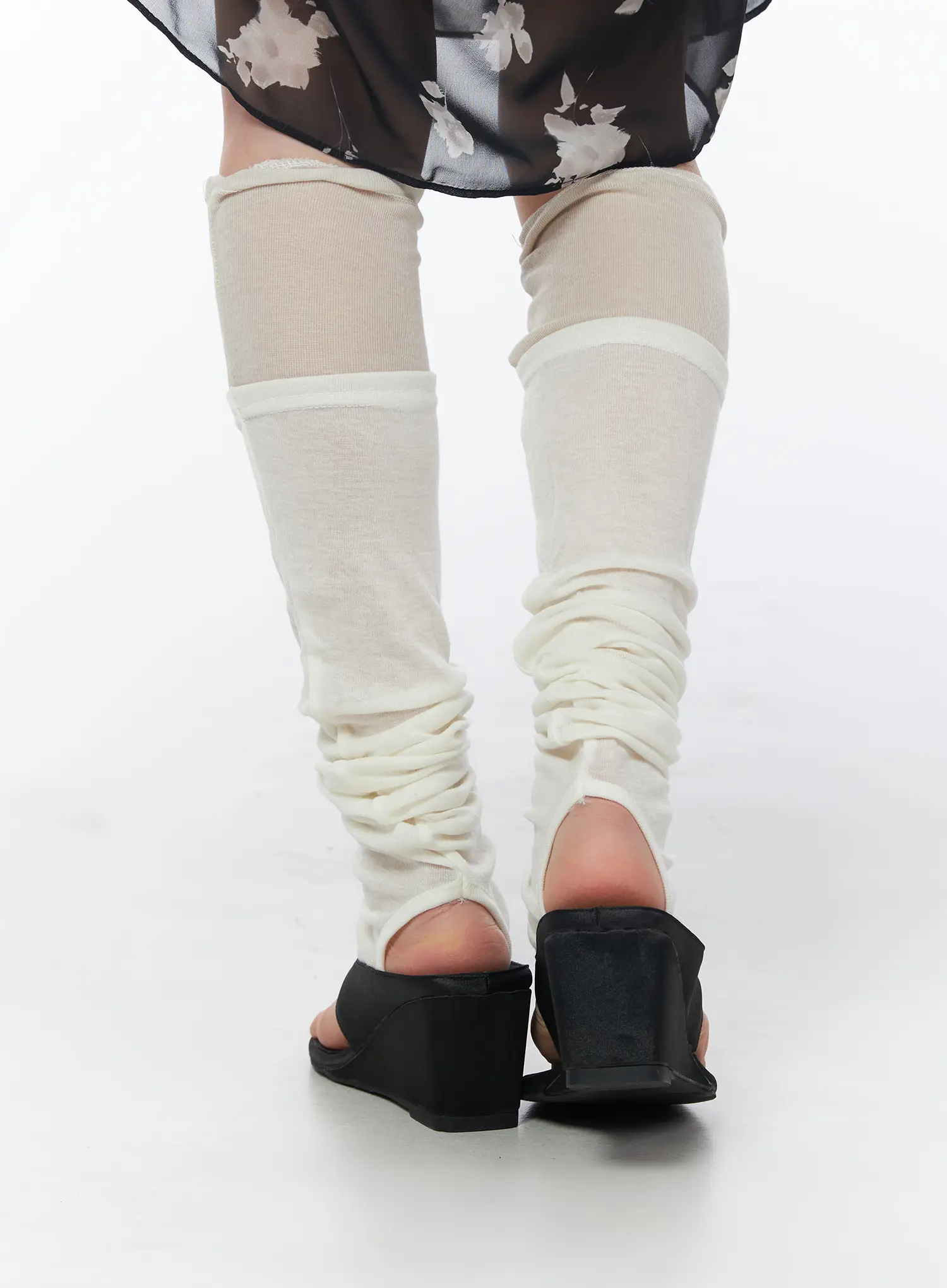 Vintage Under-Knee Socks CY508 - Image 4